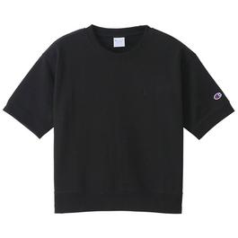 Champion Small Logo Womens Short Sleeve Sweatshirt