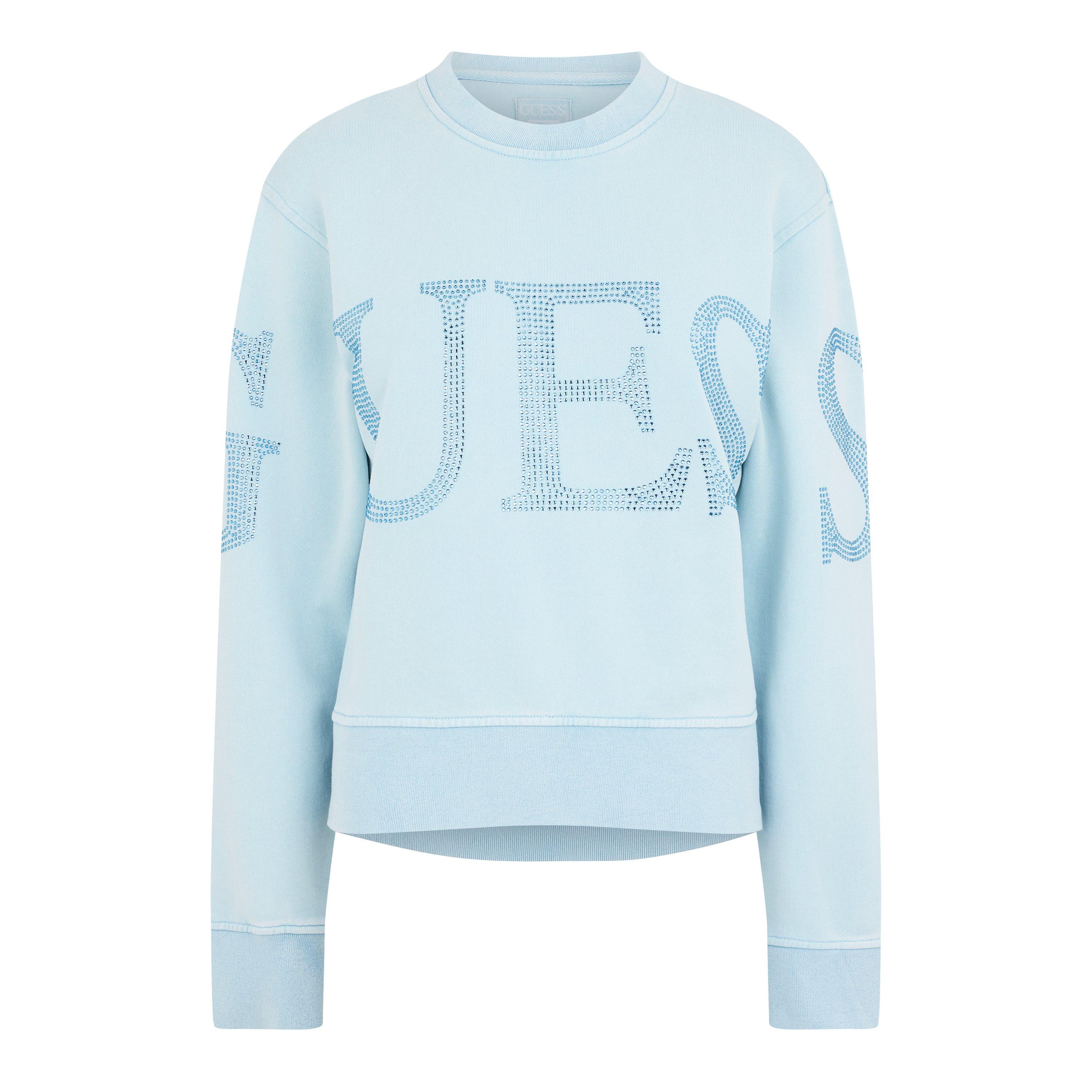 Arctic Sky - Guess - Women's Vintage Stones Crew Sweatshirt - 5
