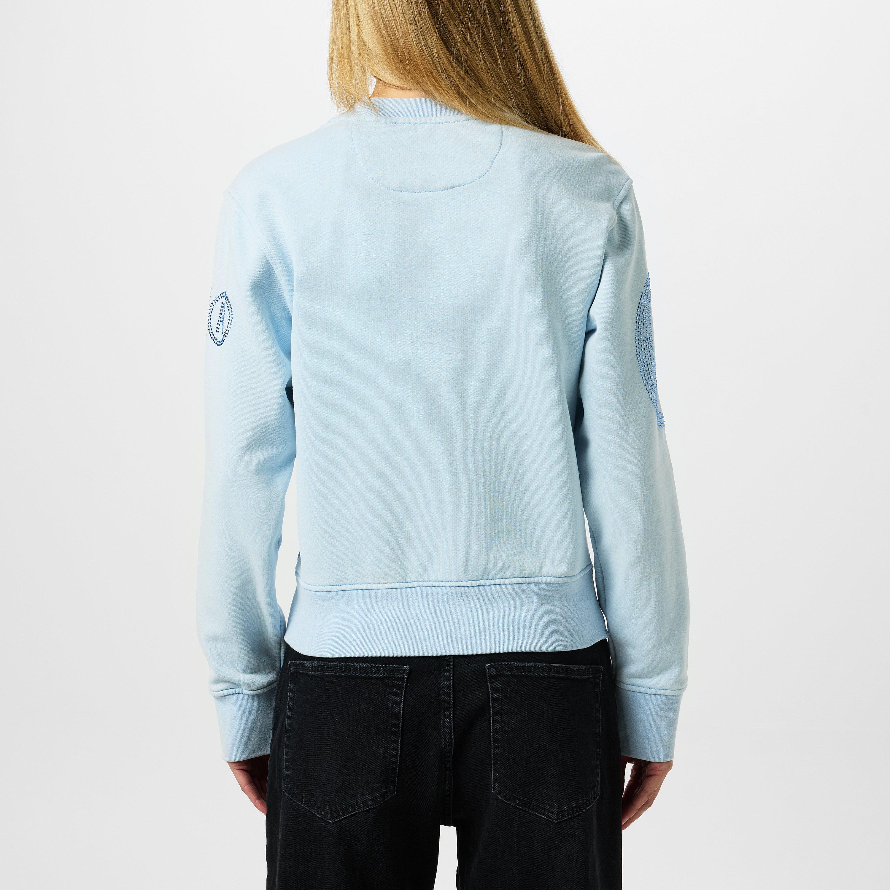 Arctic Sky - Guess - Women's Vintage Stones Crew Sweatshirt - 3