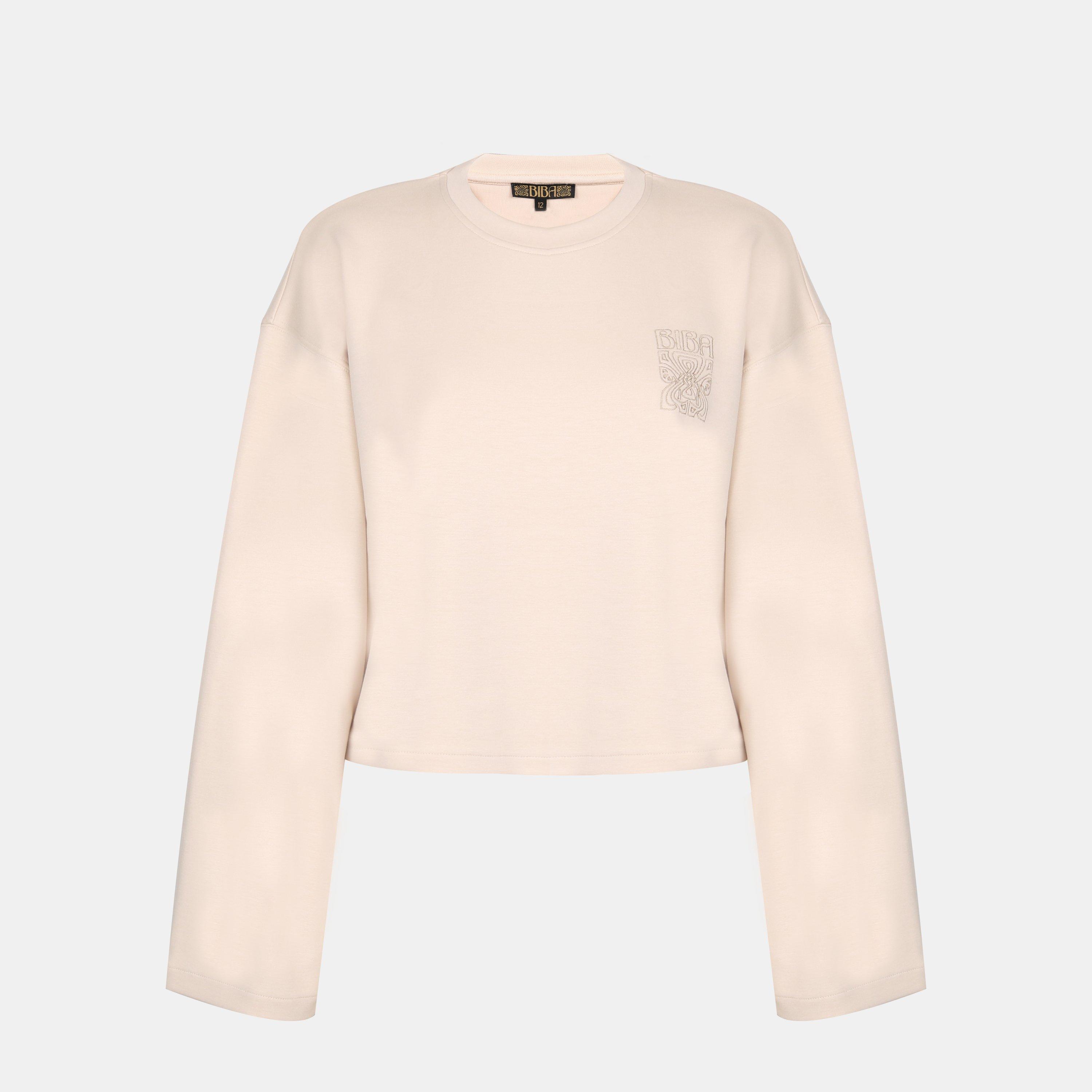 Neutral - Biba - Women's Logo Sweatshirt - 1