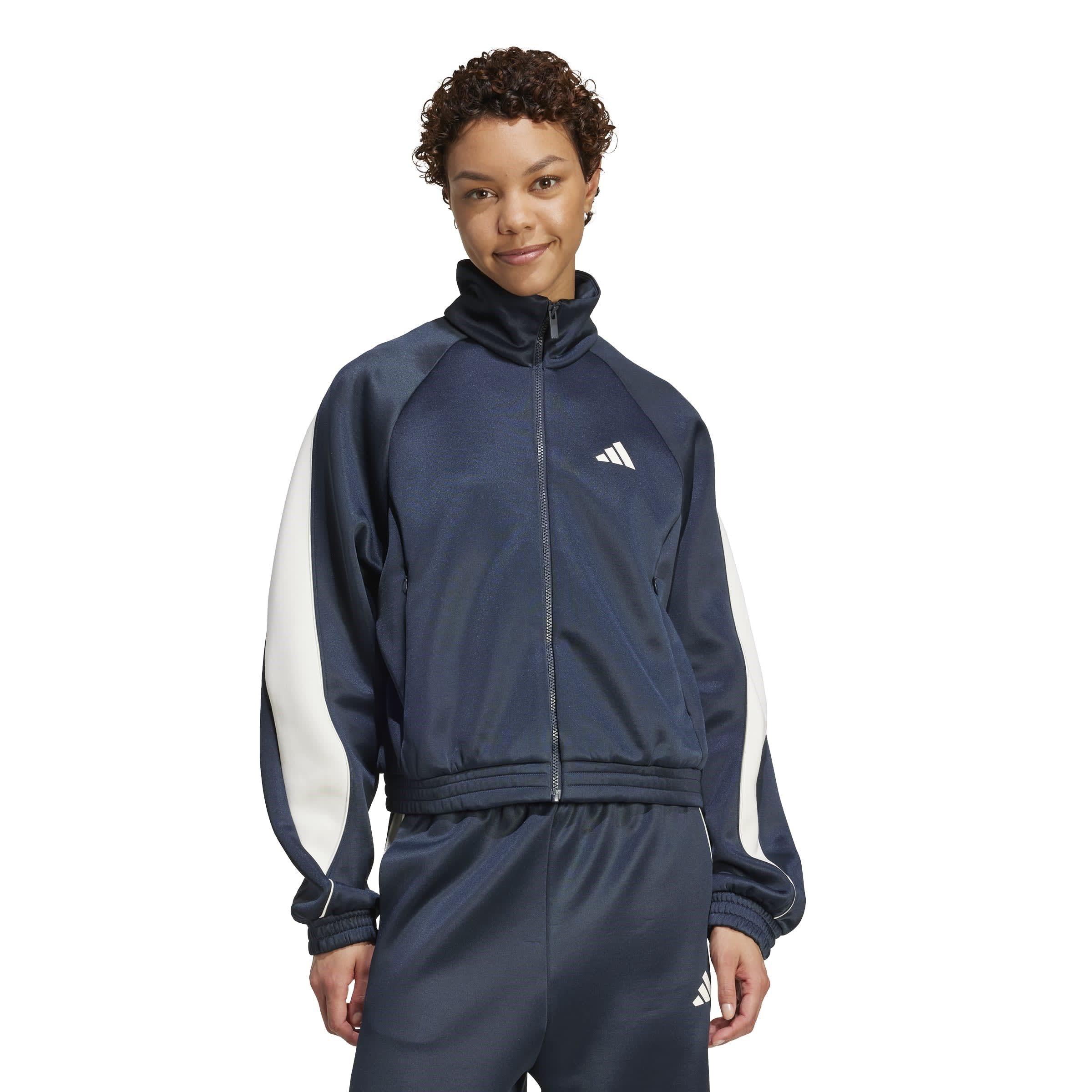 Aur.Ink/OffWht - adidas - Women's Stadium Tracksuit Top - 2