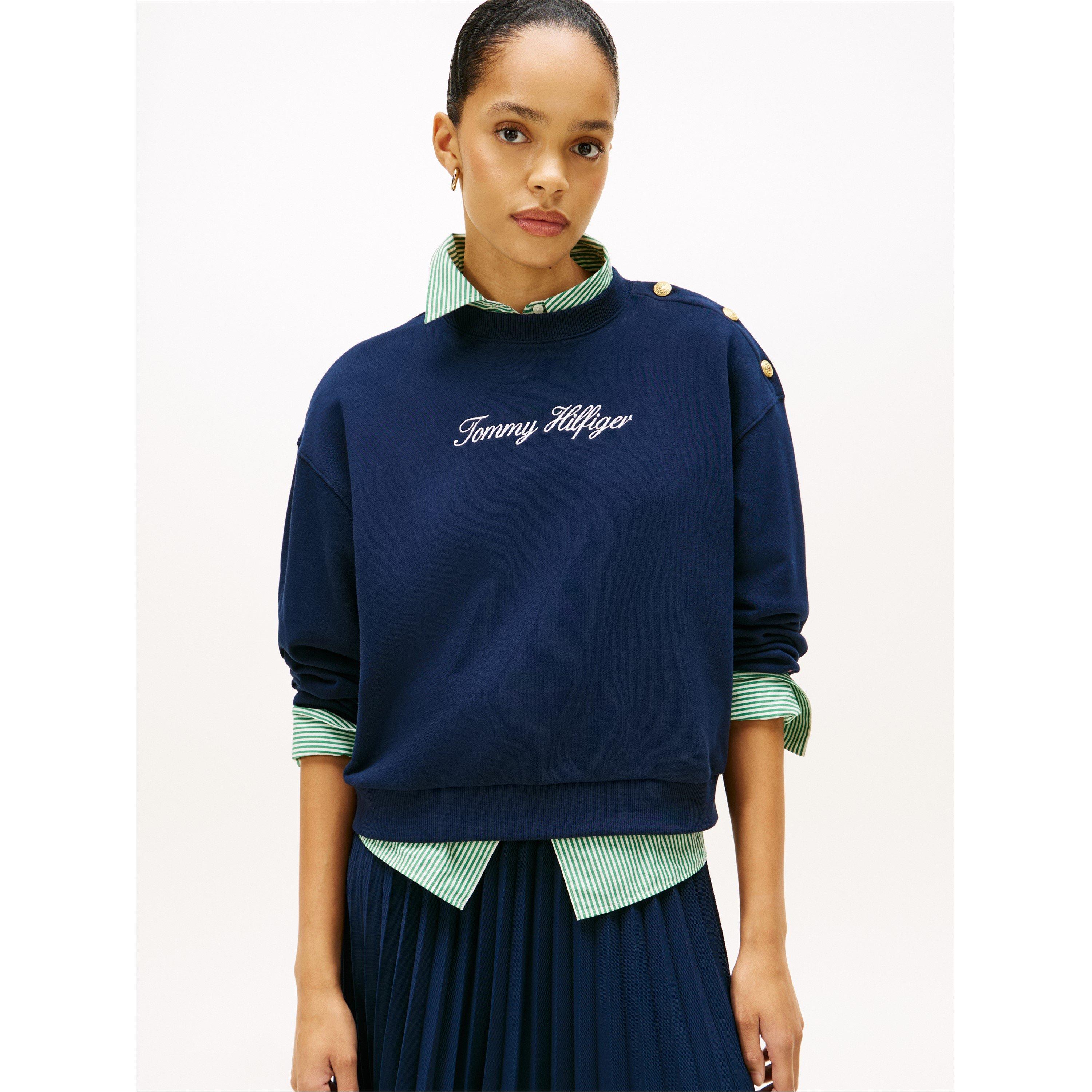 Dark Night Navy - Tommy Hilfiger - Tommy Script Swtsrt Ld62 - 2