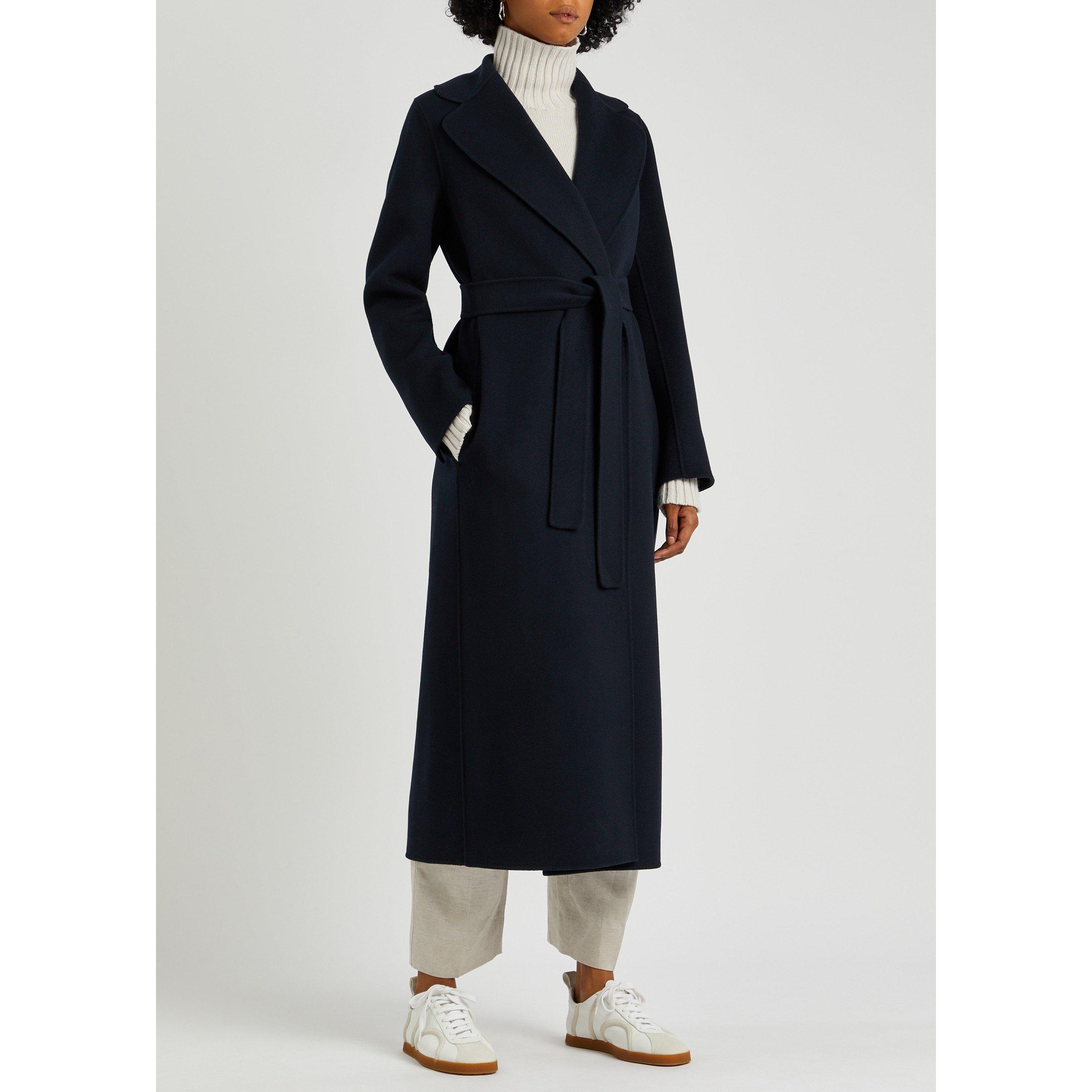 NAVY - Max Mara - C LS POLDO WRAP BELTED COAT - 2