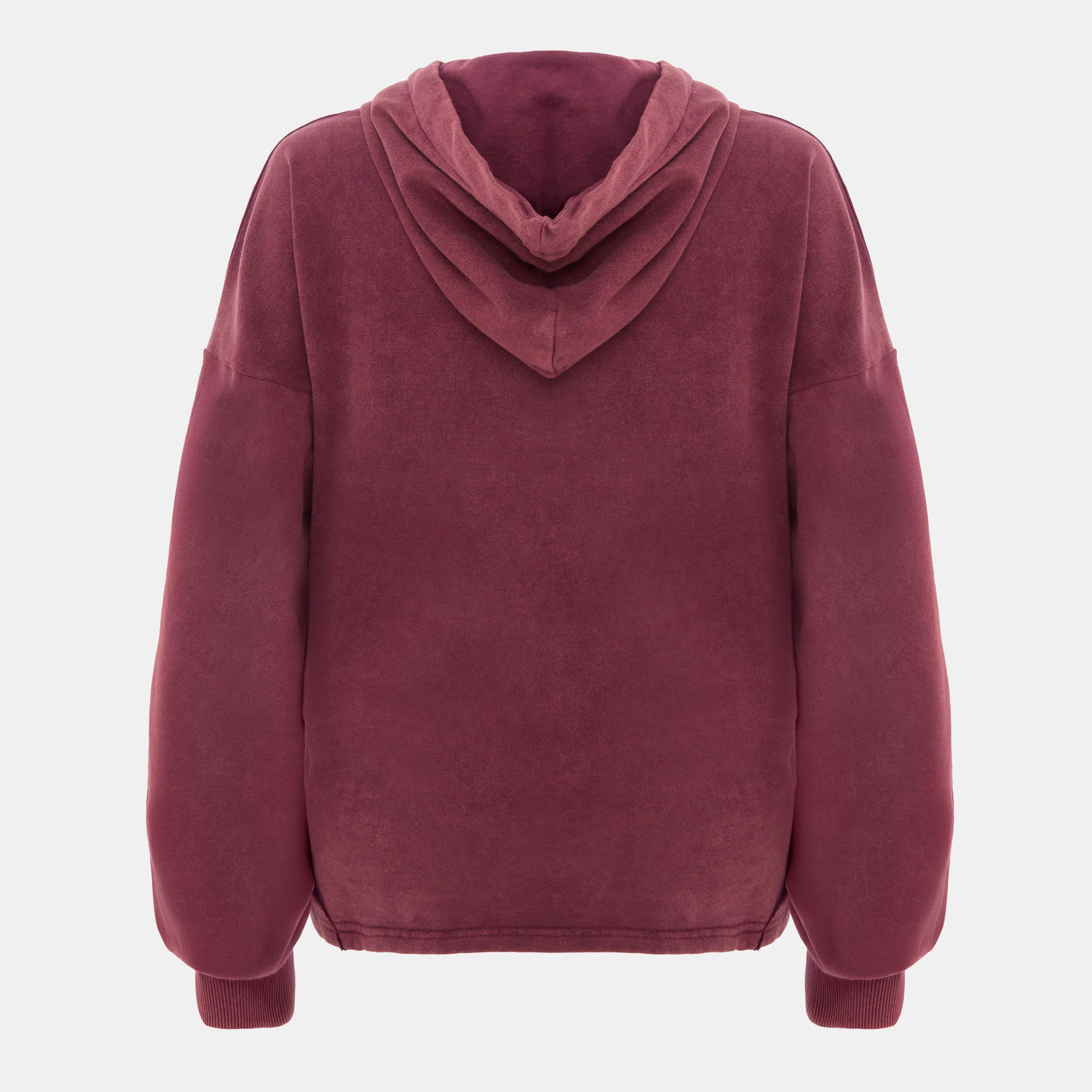 Burgundy - I Saw It First - I saw Logo Hoodie - 2