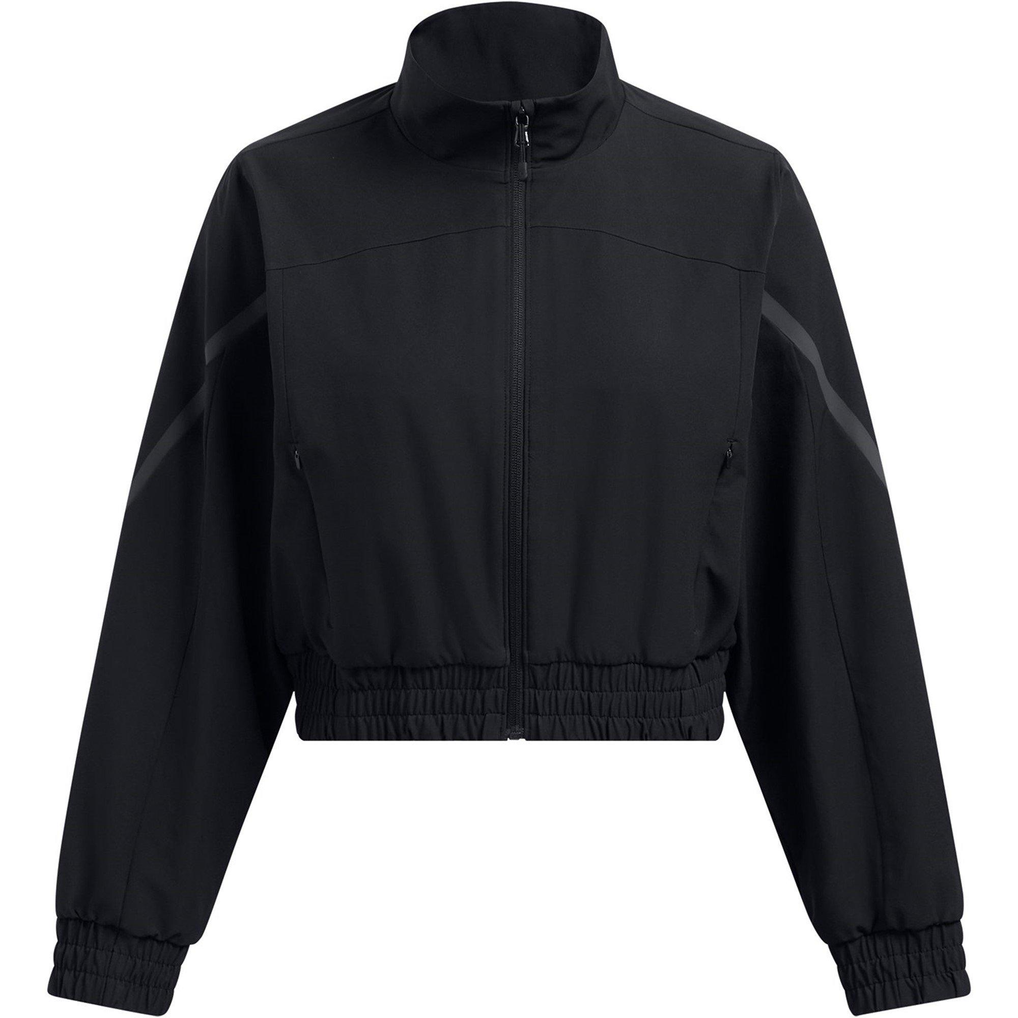 Under Armour Women's Unstoppable Cropped Tracksuit Top - Black - 14 (L)