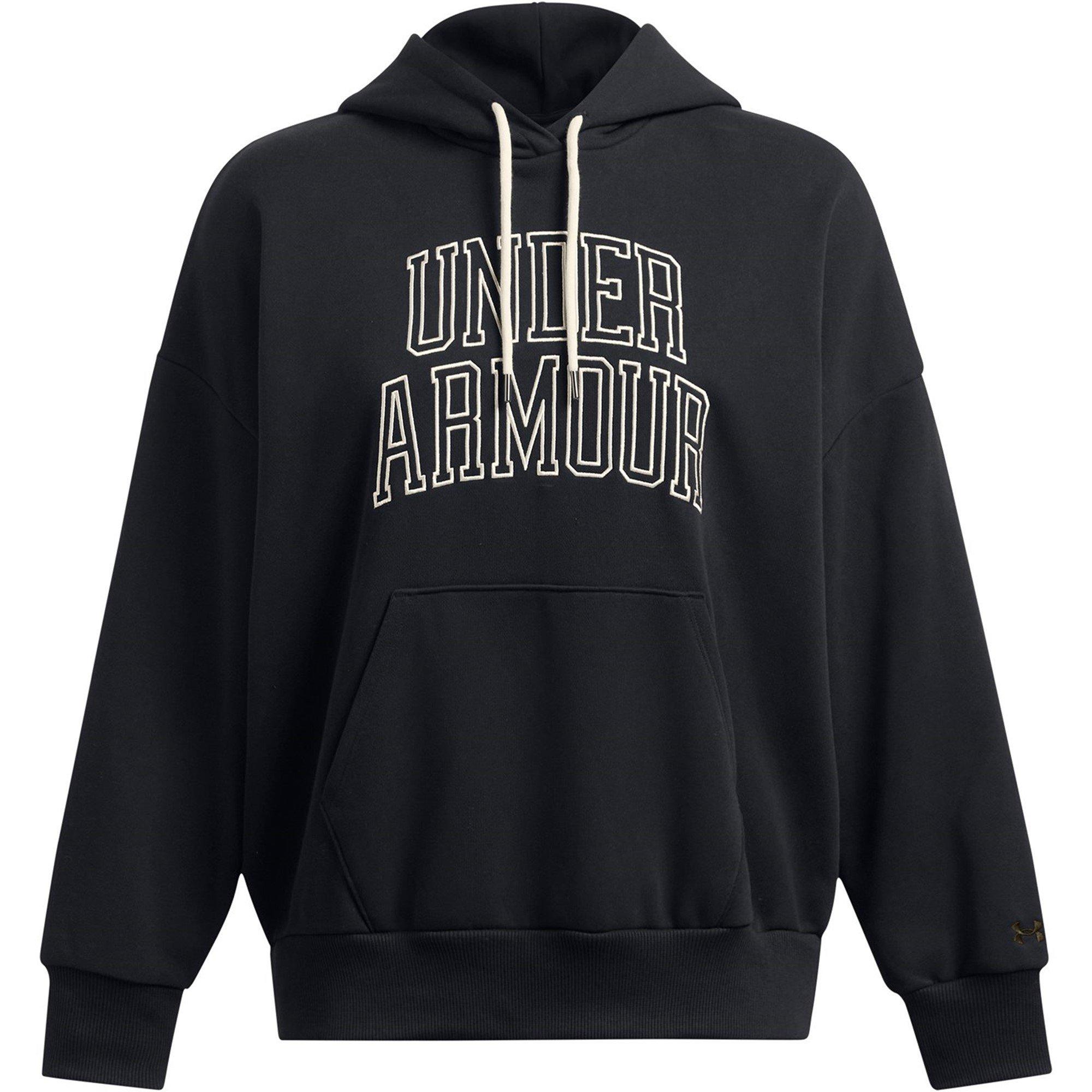 Black - Under Armour - Women's Icon Heavyweight Oversized Hoodie - 1