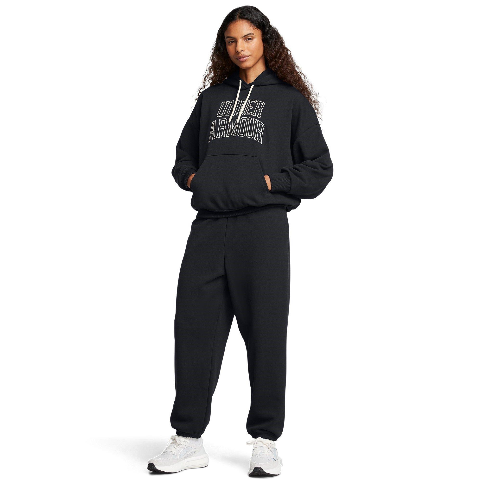 Black - Under Armour - Women's Icon Heavyweight Oversized Hoodie - 5