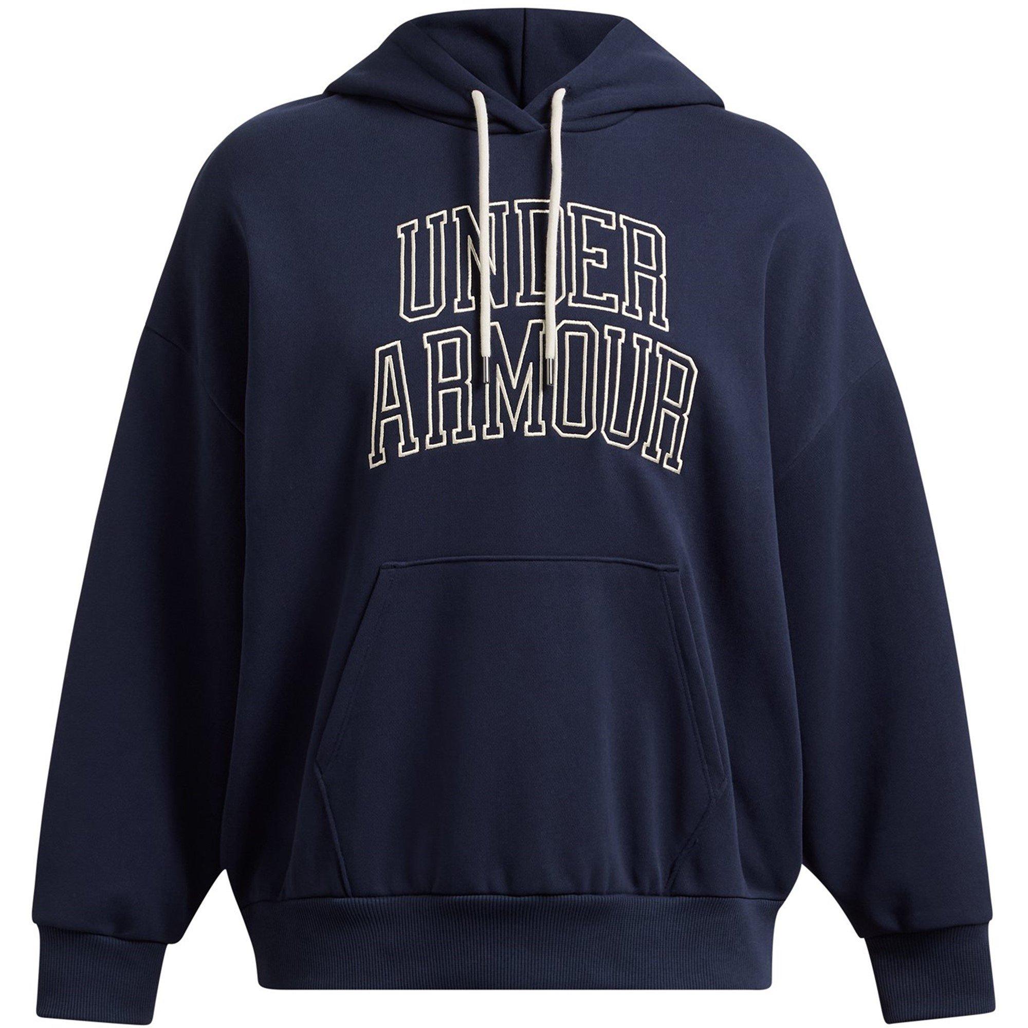 Under Armour Women's Icon Heavyweight Oversized Hoodie - Blue - 8 (XS)