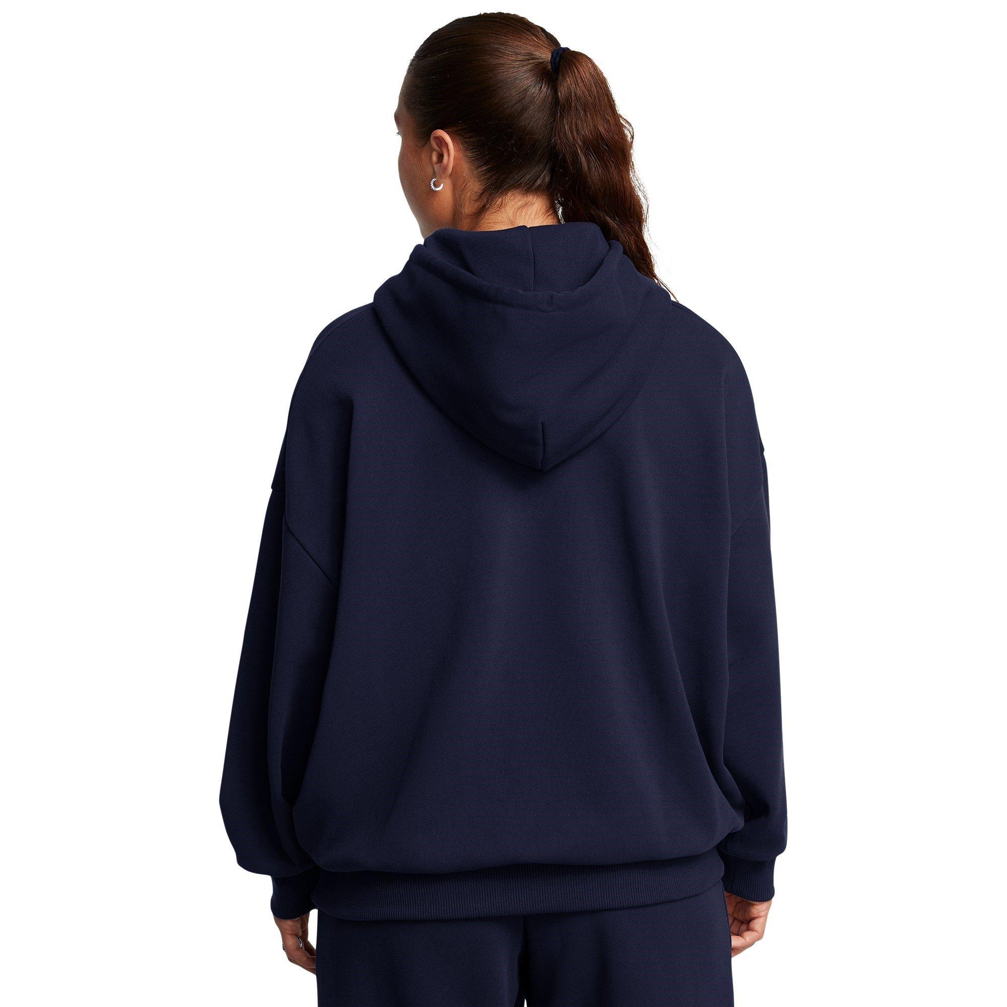 Blue - Under Armour - Icon Heavyweight Oversized Hoodie - 4