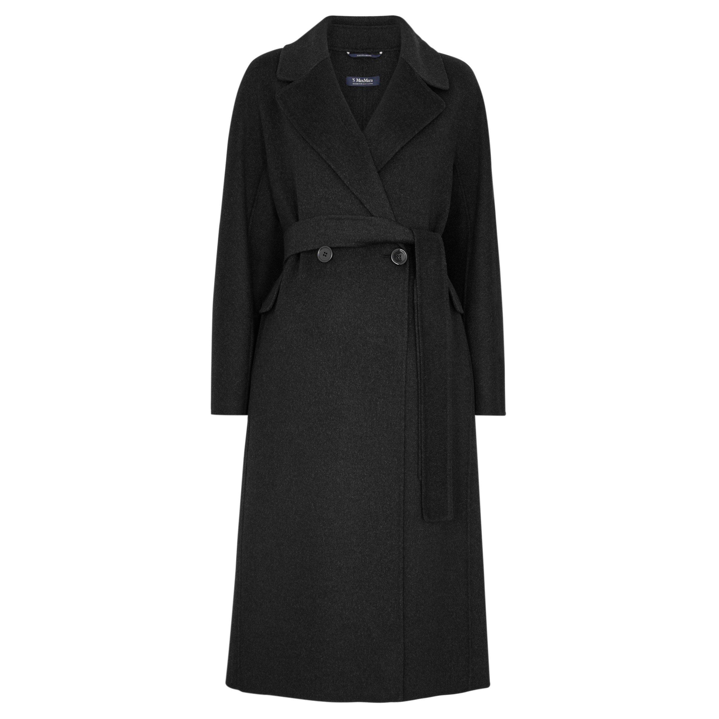 DARK GREY - Max Mara - C LS ZENITH WRAP BELTED COAT - 1