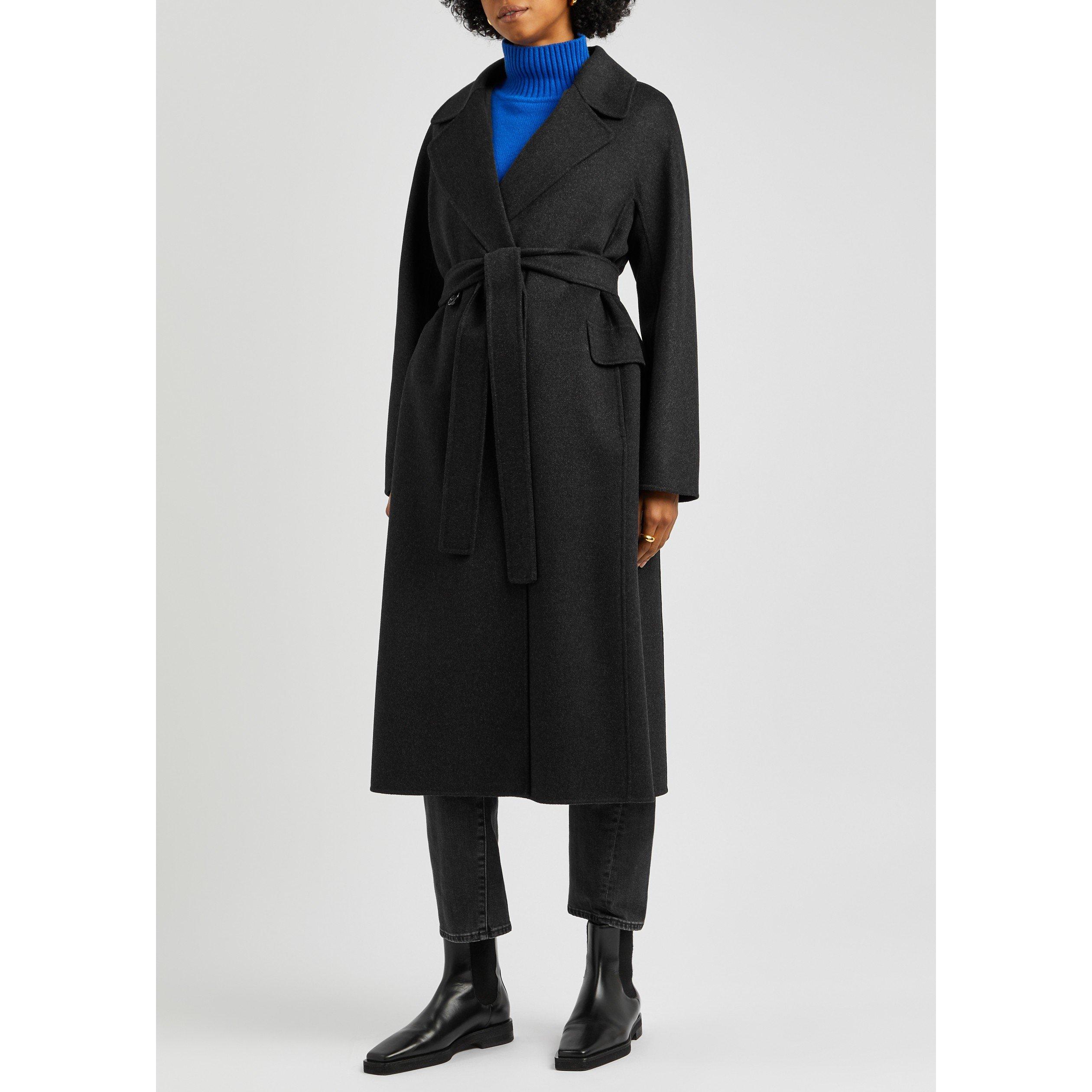 DARK GREY - Max Mara - C LS ZENITH WRAP BELTED COAT - 2
