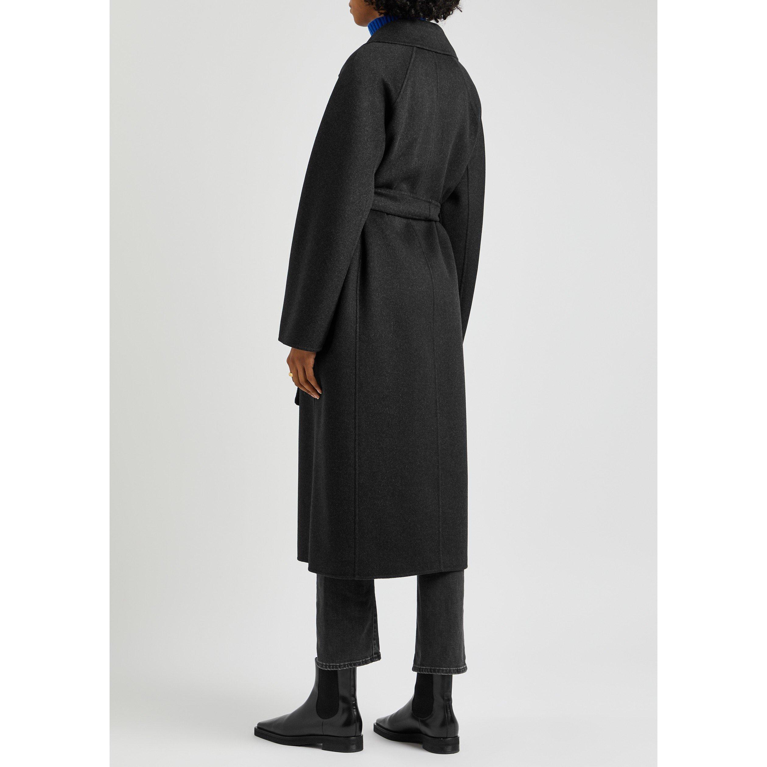 DARK GREY - Max Mara - C LS ZENITH WRAP BELTED COAT - 3