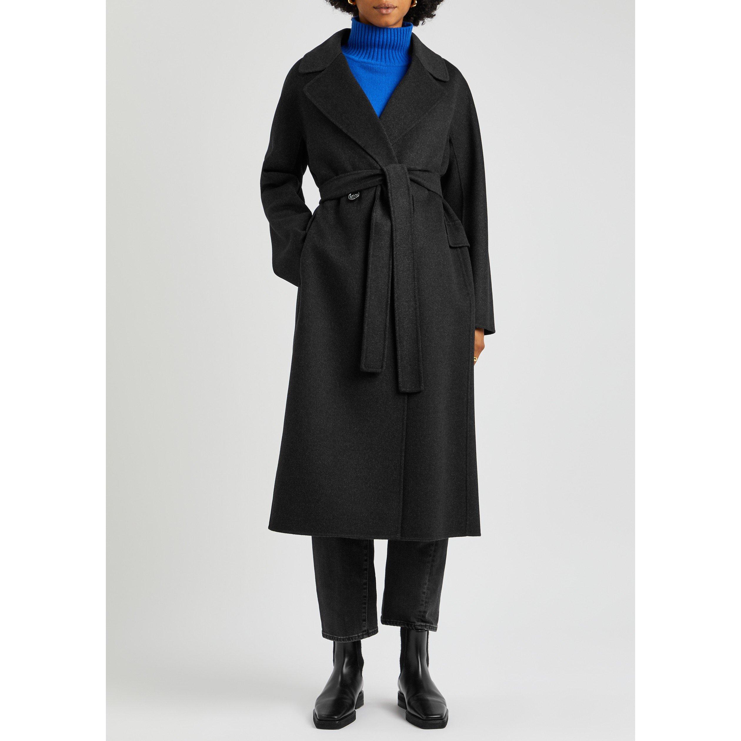 DARK GREY - Max Mara - C LS ZENITH WRAP BELTED COAT - 5