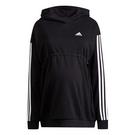 Noir/Blanc - adidas - VETEMENTS name tag hoodie Black - 1
