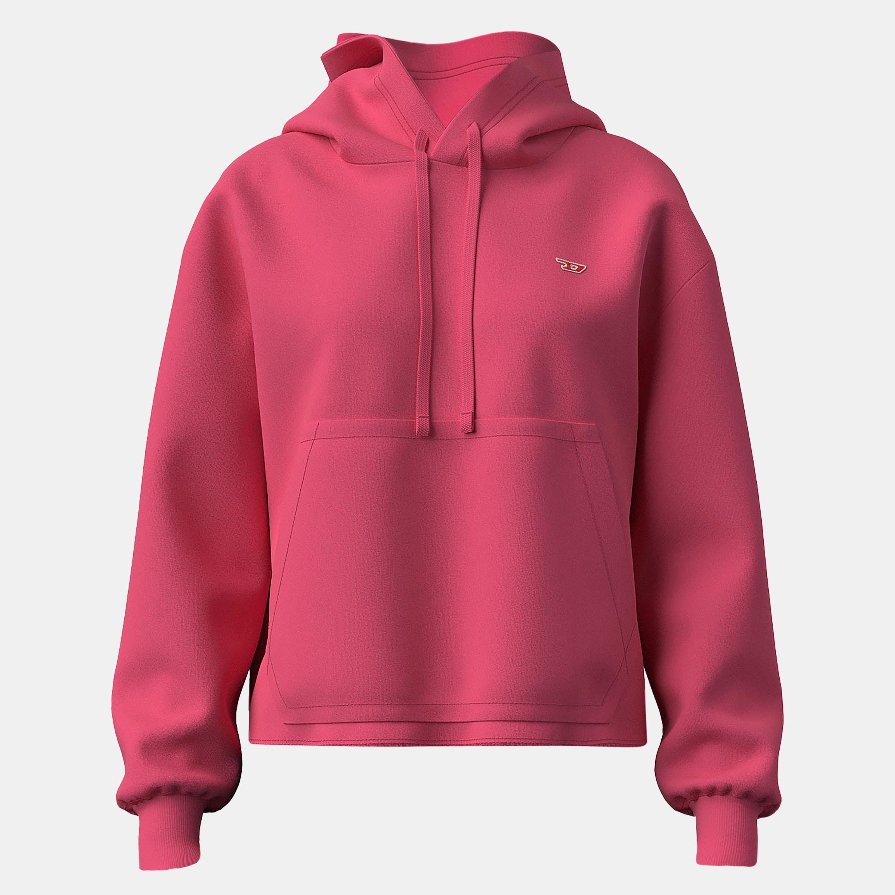 Honeysuckle - Diesel - Women's Jaral Hood Flpa Crew Sweatshirt - 1
