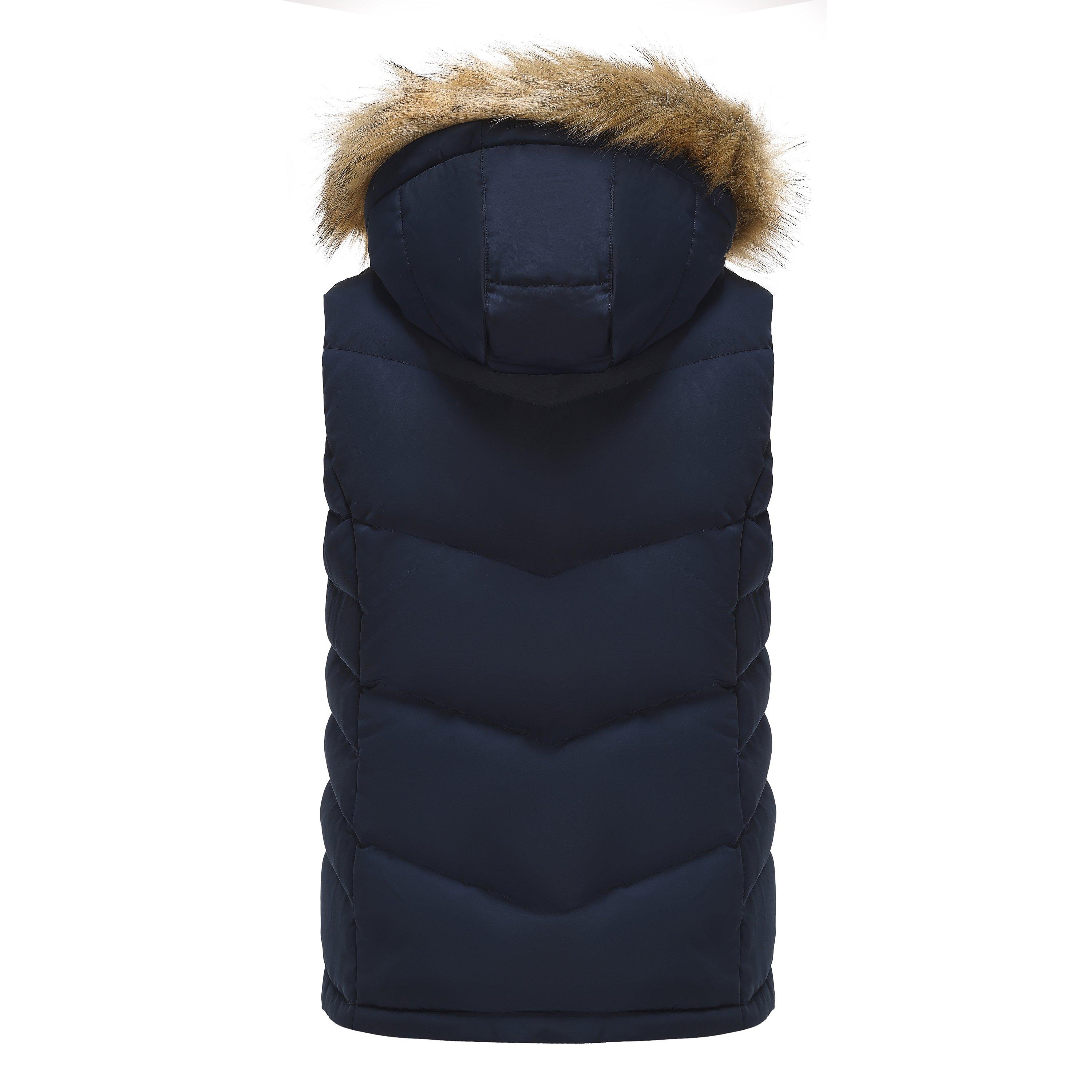 SoulCal Women's 2Zip Detachable Hood Padded Gilet | USC