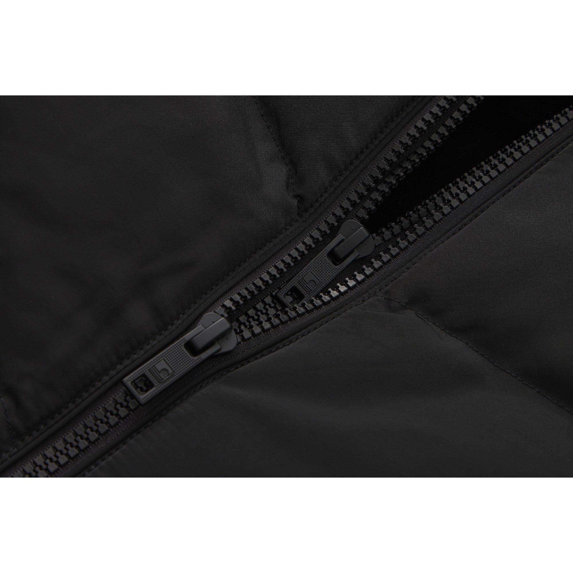 Black - SoulCal - Womens  2Zip Detachable Hood Padded Gilet - 4