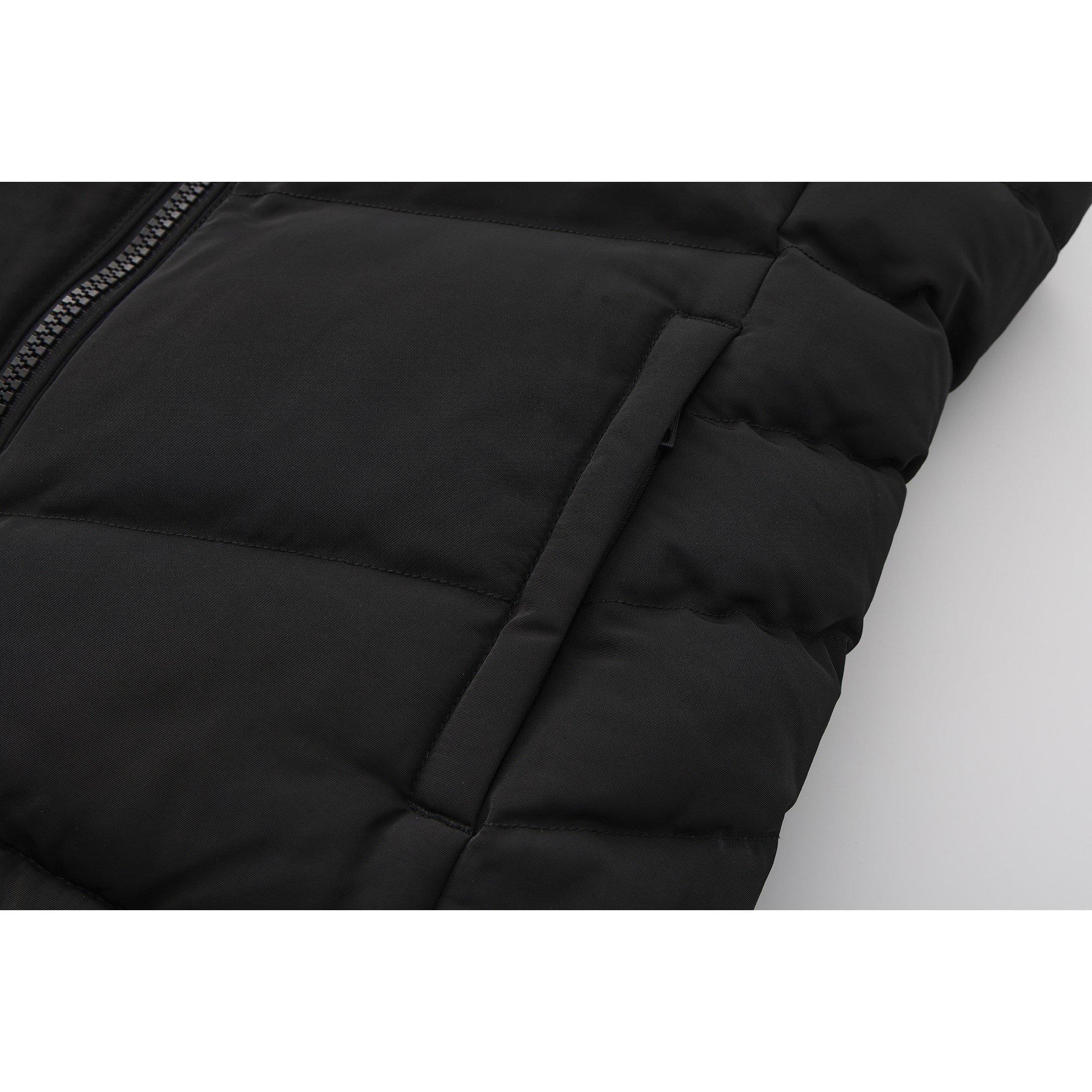 Black - SoulCal - Womens  2Zip Detachable Hood Padded Gilet - 7