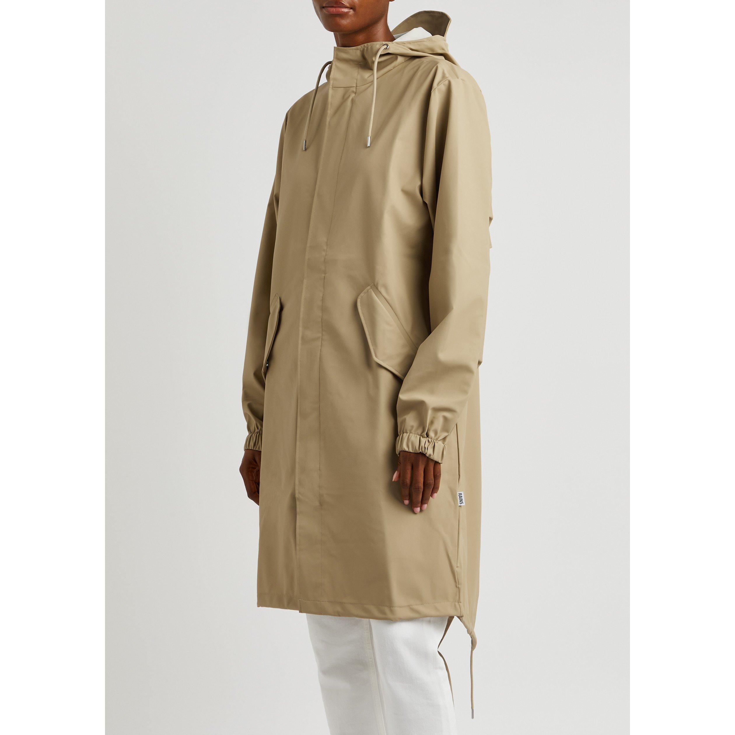 BEIGE - Rains - C Fishtail Parka W3 - 2