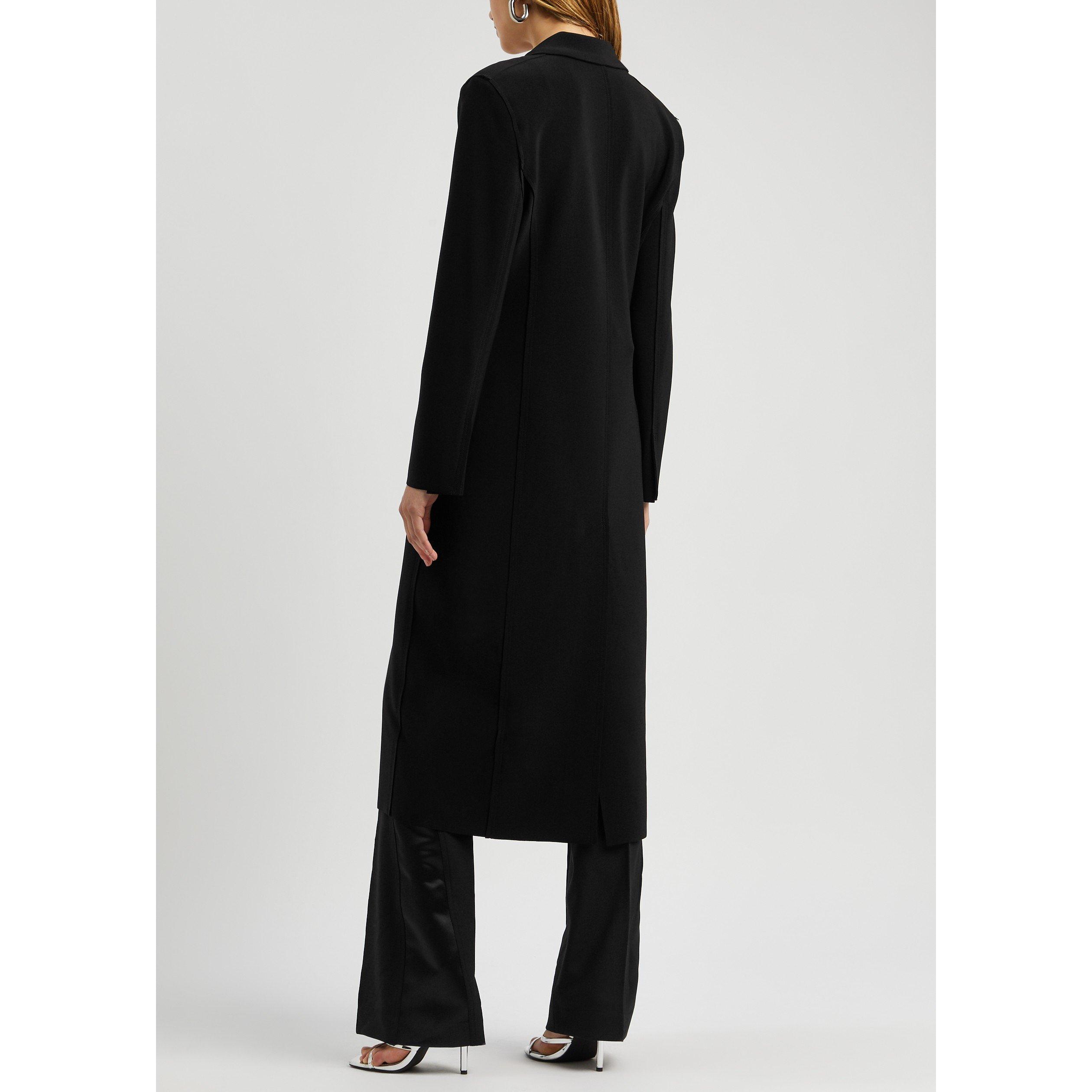 BLACK - Norma Kamali - C SINGLE BREASTED COAT - 3