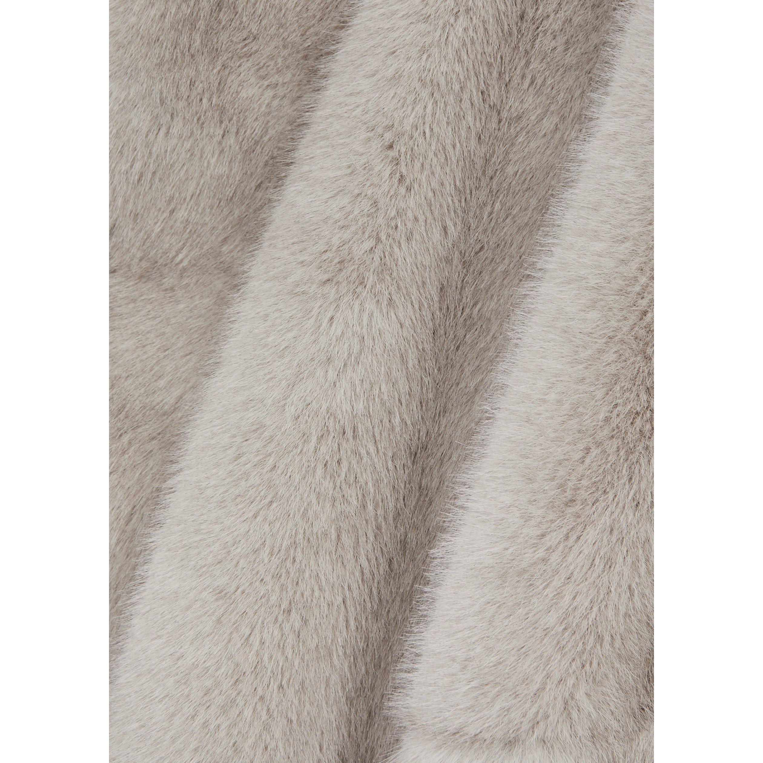 LIGHT GREY - Meotine - J BIANCA BOMBER FAUX FUR - 4