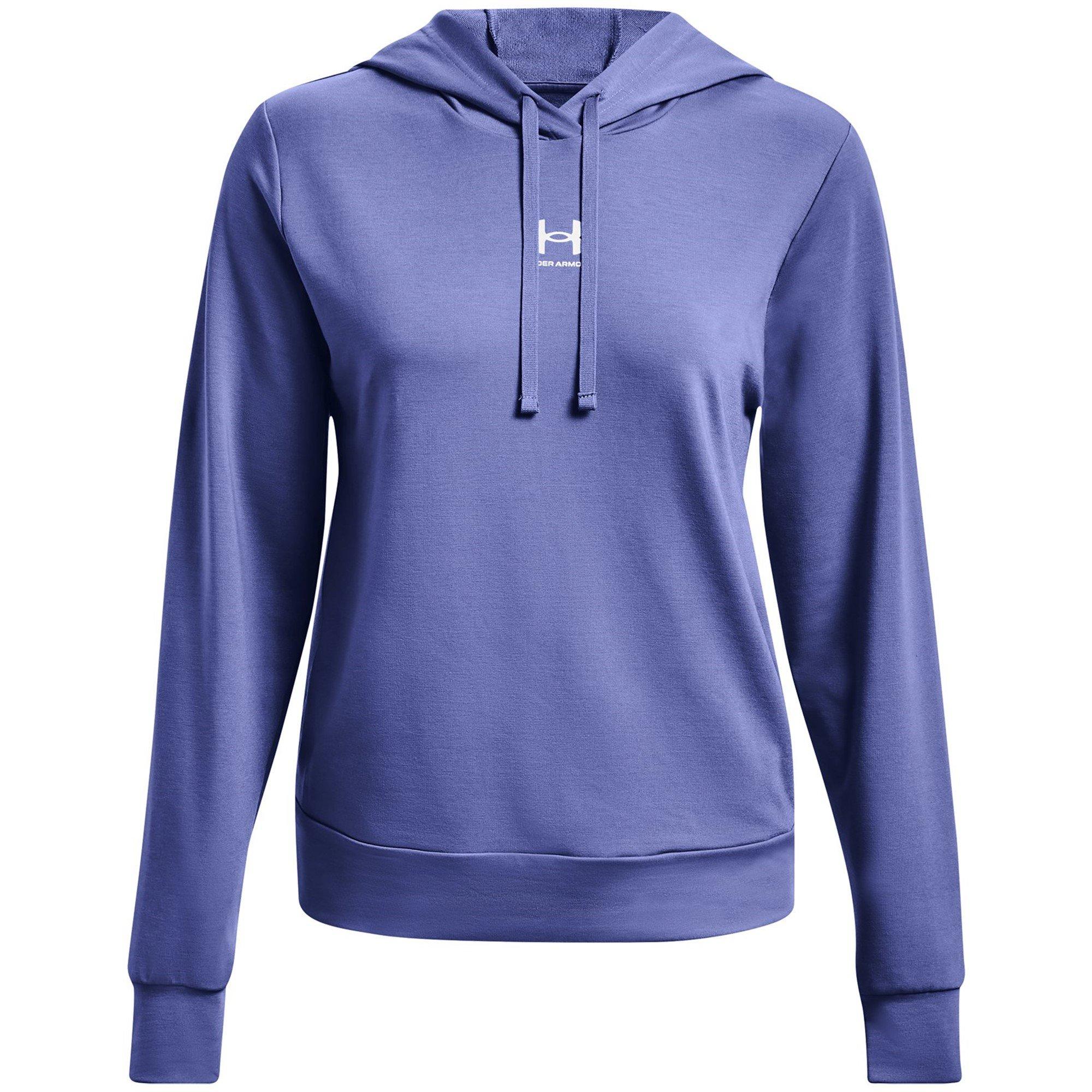 BAJA AZUL/BLANCO - Under Armour - Women's Rival Terry Hoodie - 1