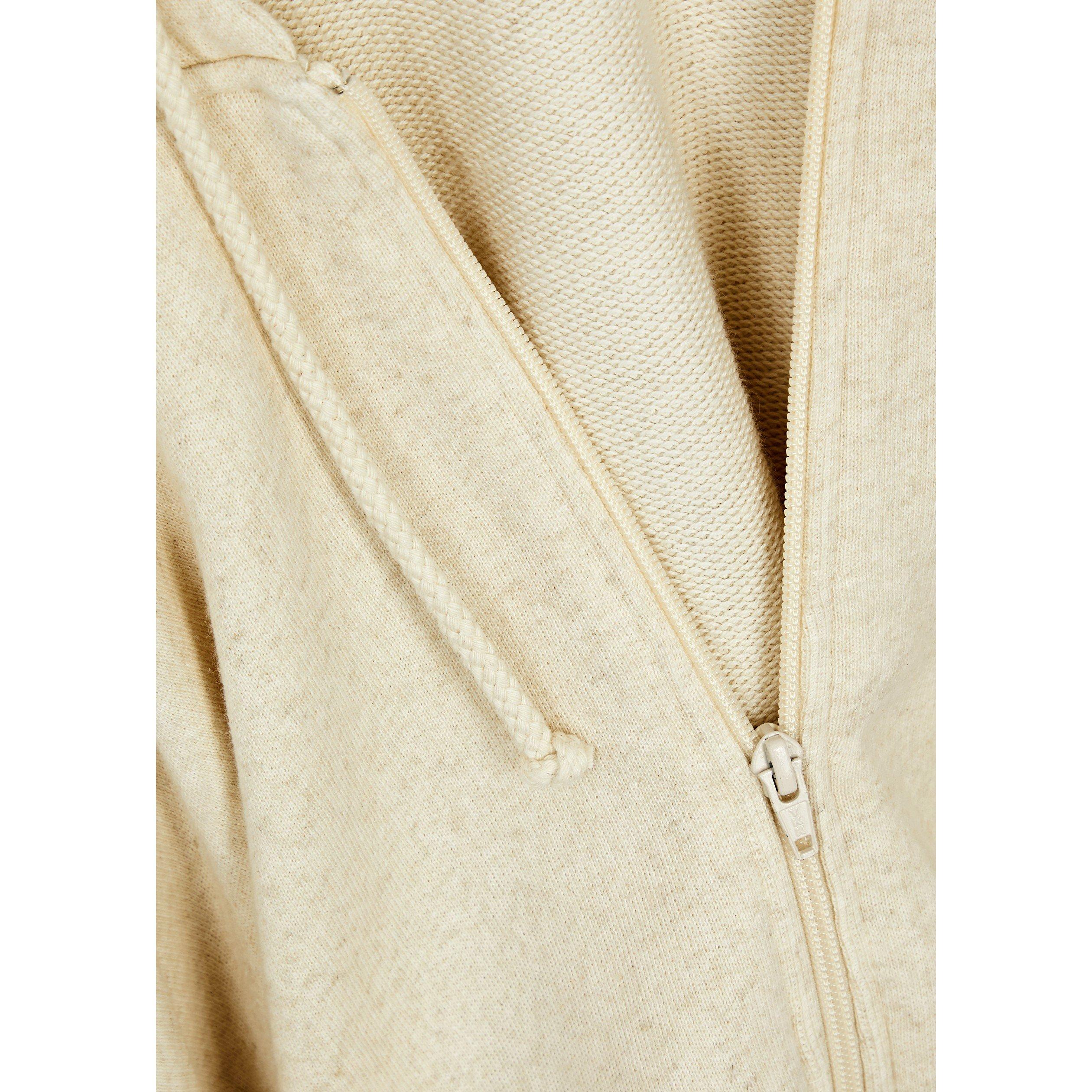 CREAM - American Vintage - Women's Itonay Cotton Oversized-Fit Zip Hoodie - 4