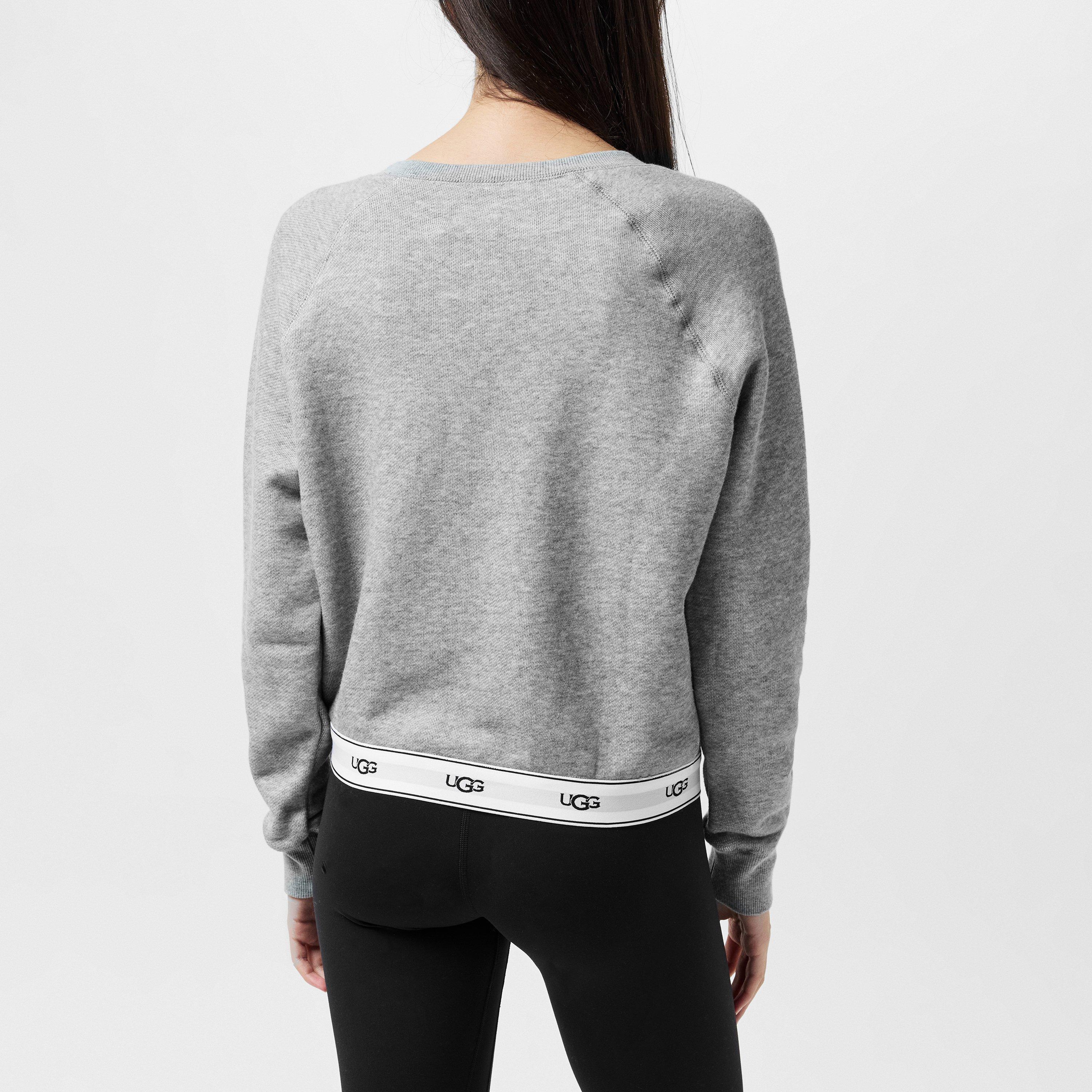 Grey Heather - Ugg - Nena Crew Sweater - 3