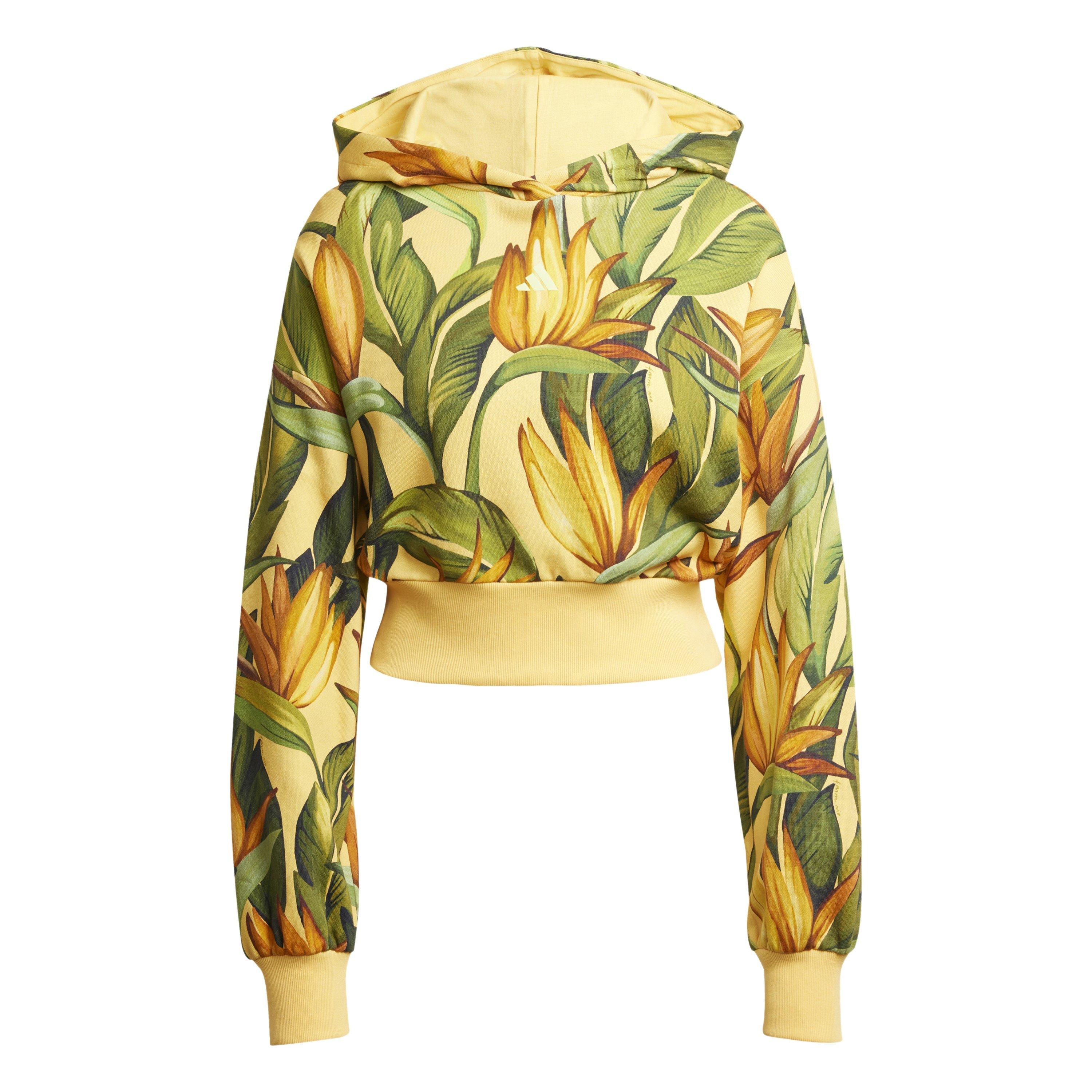Adidas Women's X Farm Hoodie - Spark/Gld/Grn - 10 (S)
