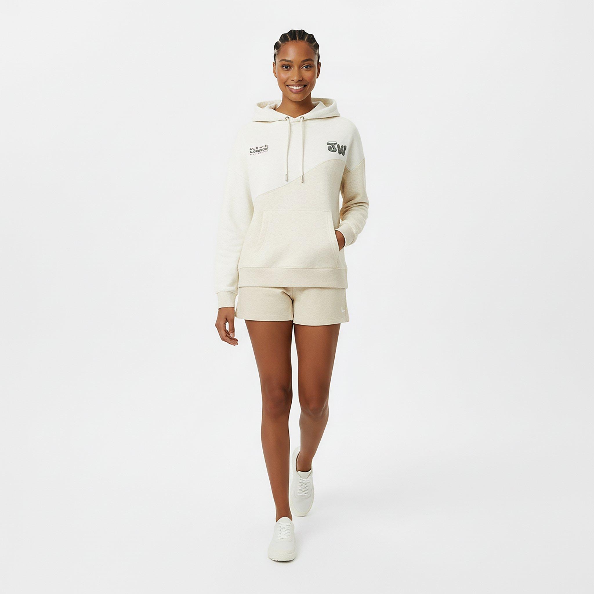 Oat Marl - Jack Wills - Women's JW Splice Hoodie - 5