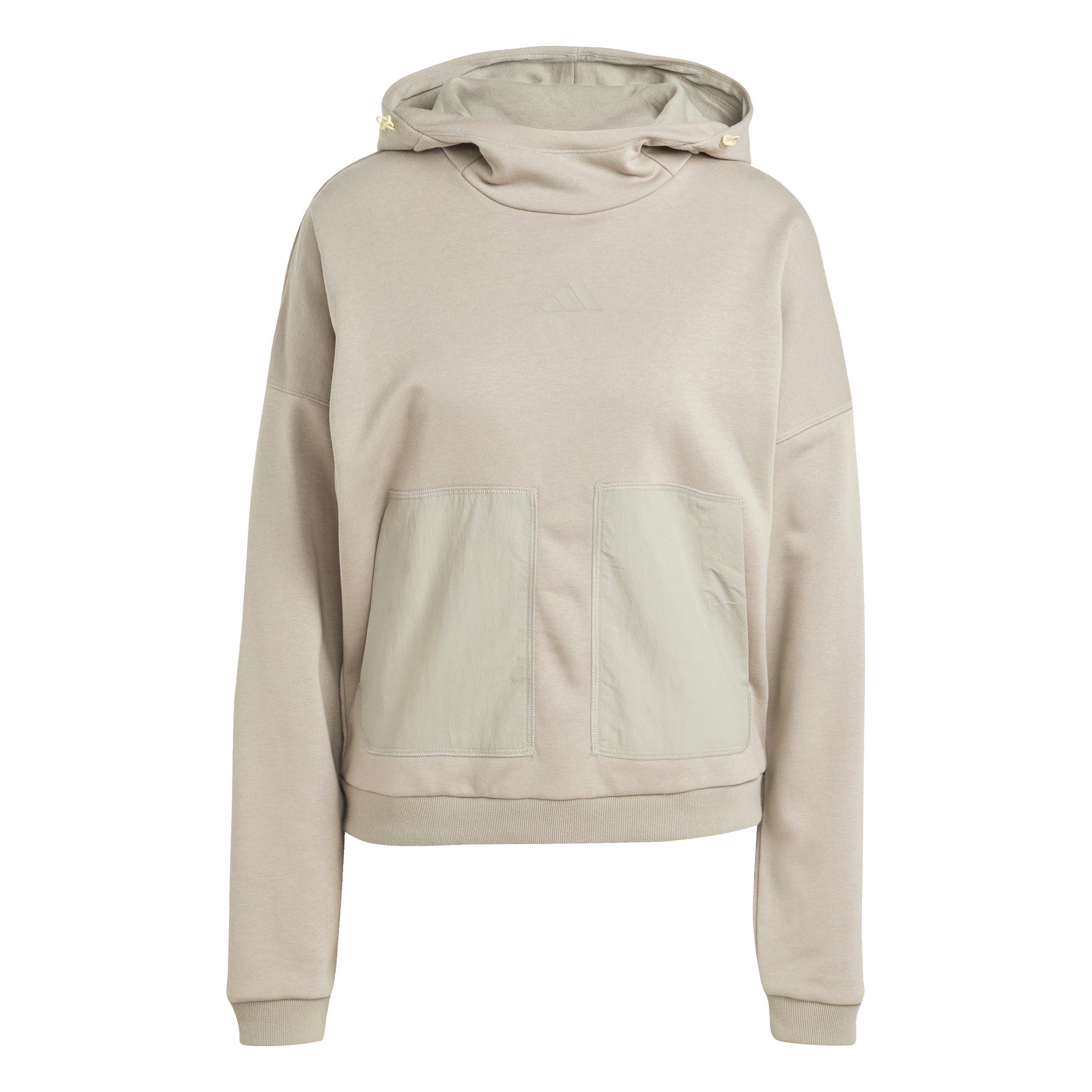 Adidas Women's City Escape Hoodie - Putty Beige - 10 (S)