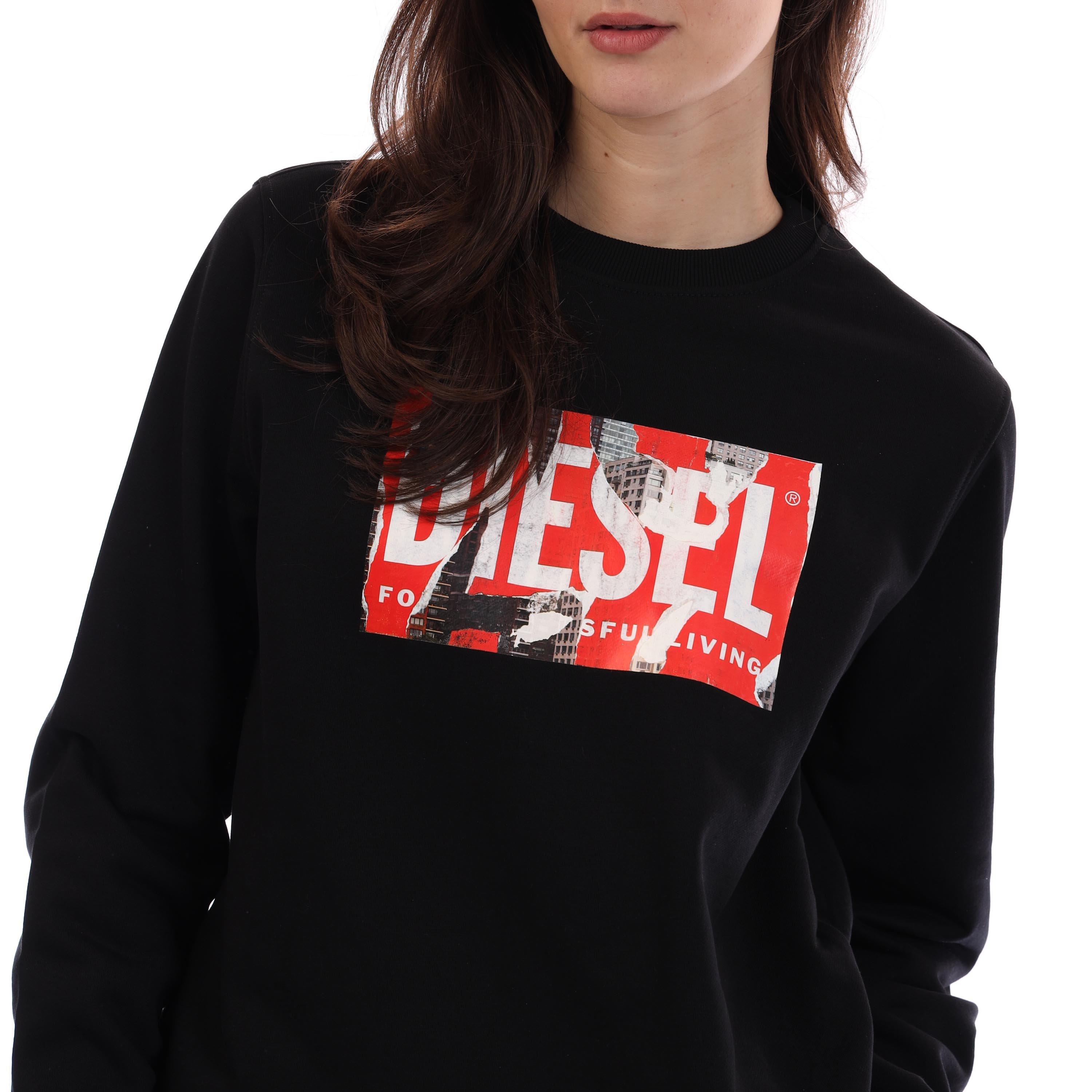 Black Black - Diesel - Women's Crew Sweatshirt - 5
