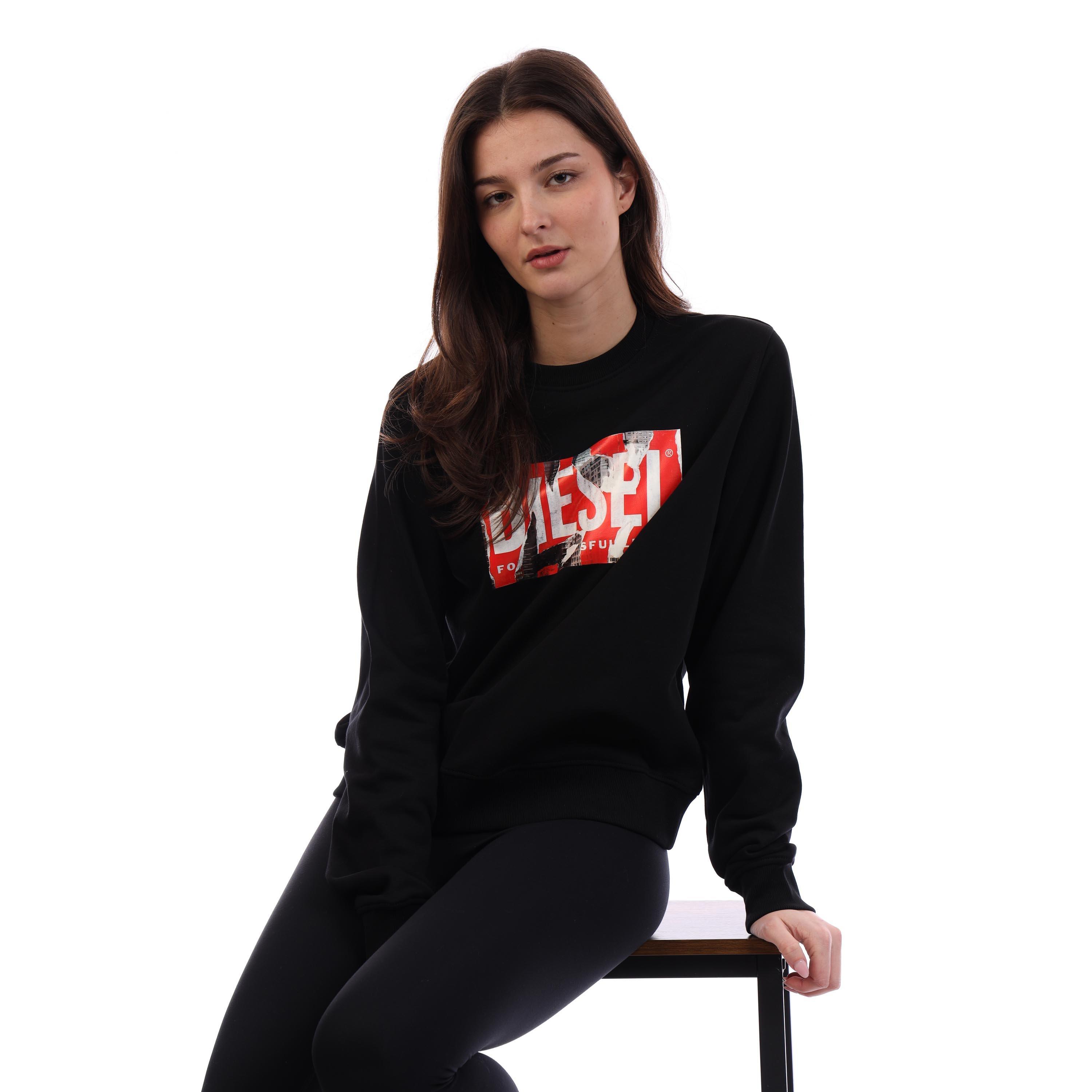 Black Black - Diesel - Women's Crew Sweatshirt - 6