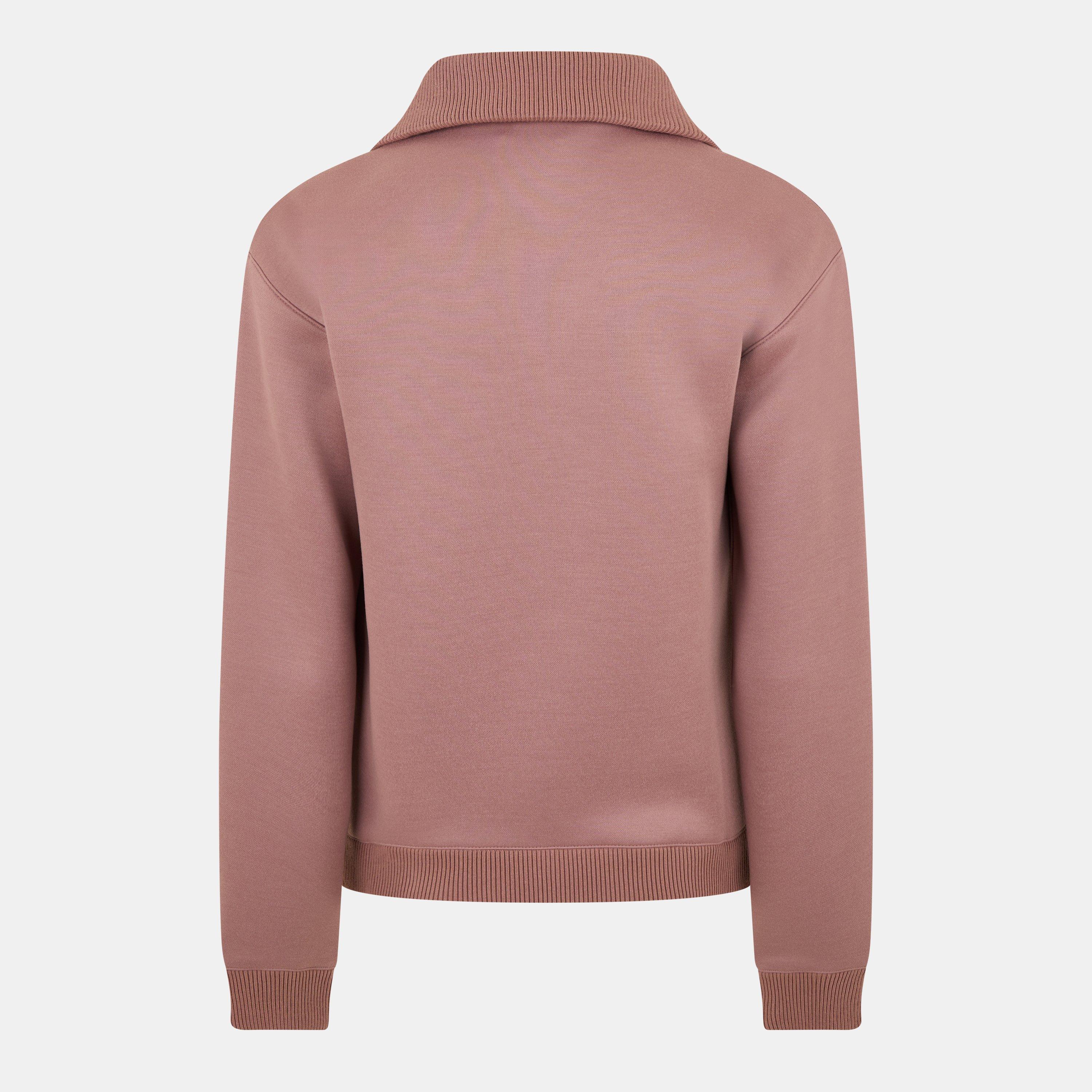 Rose - Alexander McQueen - Logo Half-Zip Sweater - 2