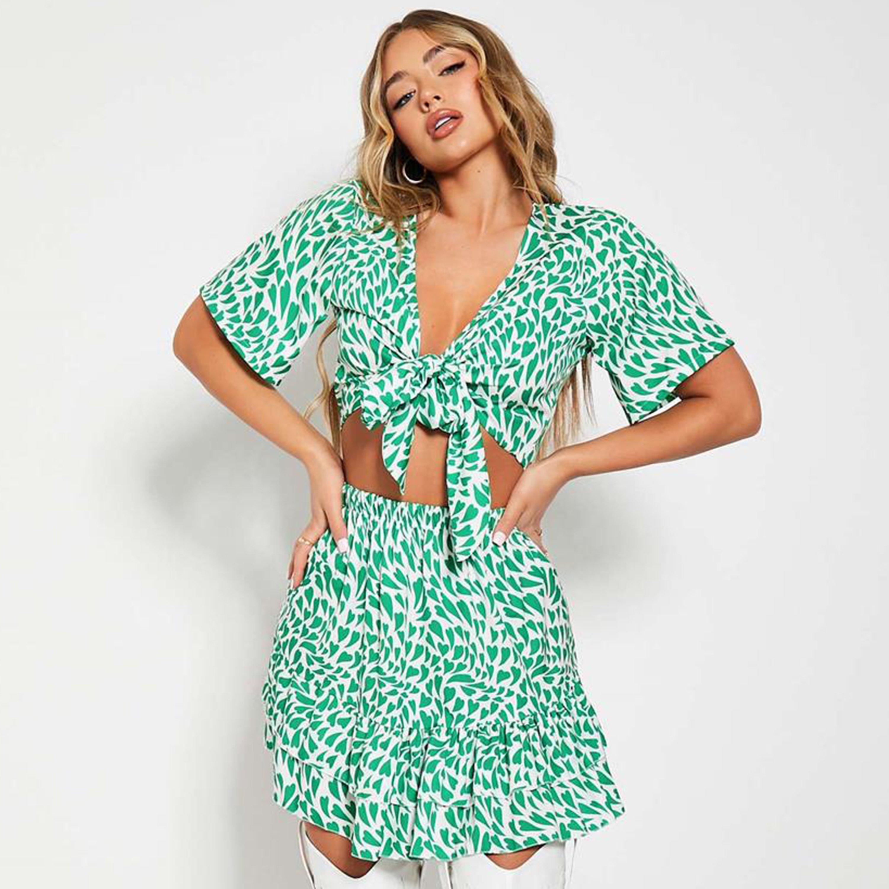 Verde - I Saw It First - ISAWITFIRST All Over Heart Print - 2