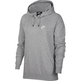 Nike ffb Supreme Cross Box Logo Hooded Sweatshirt Heather Grey