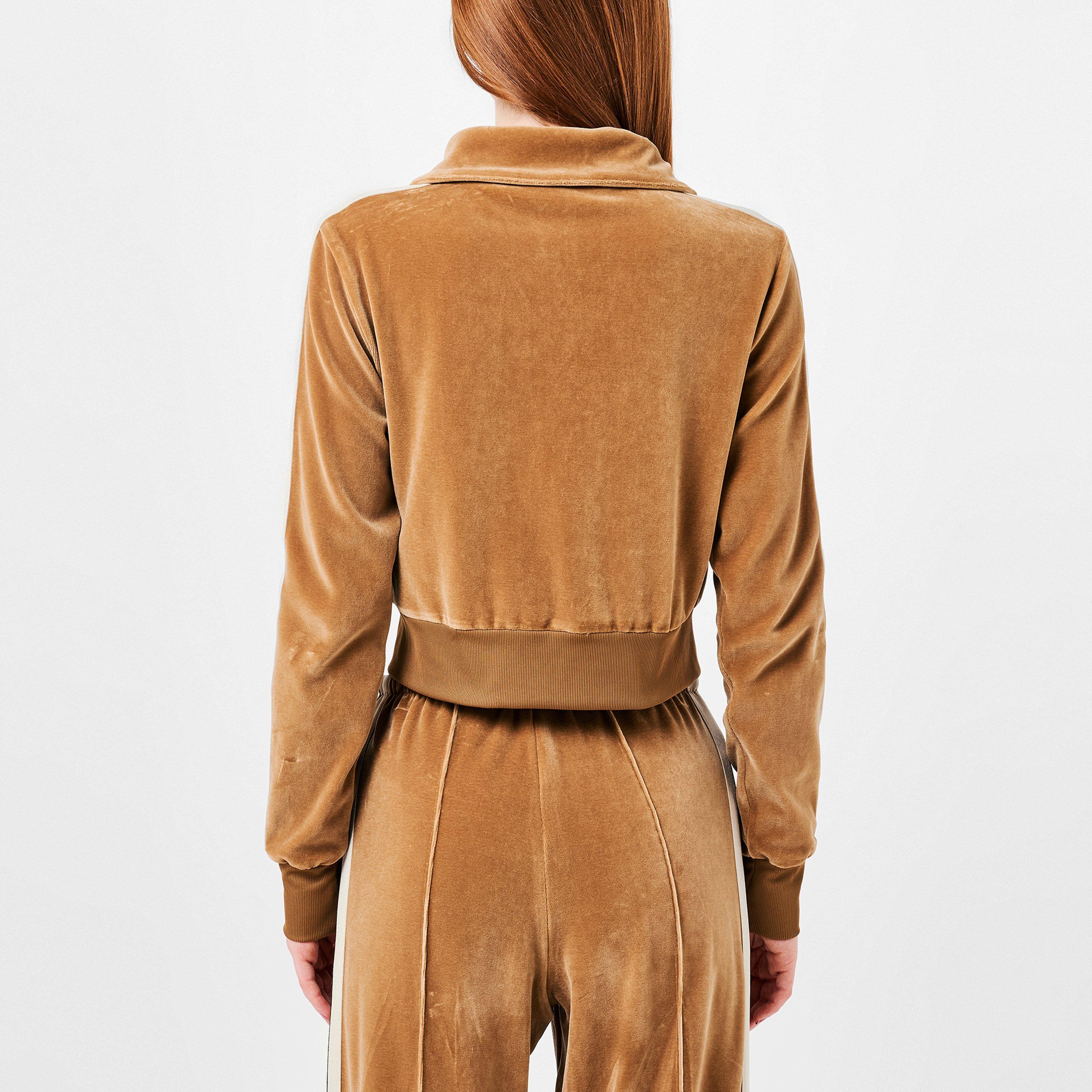 Beige 6103 - Palm Angels - Velvet Tracksuit Jacket - 3