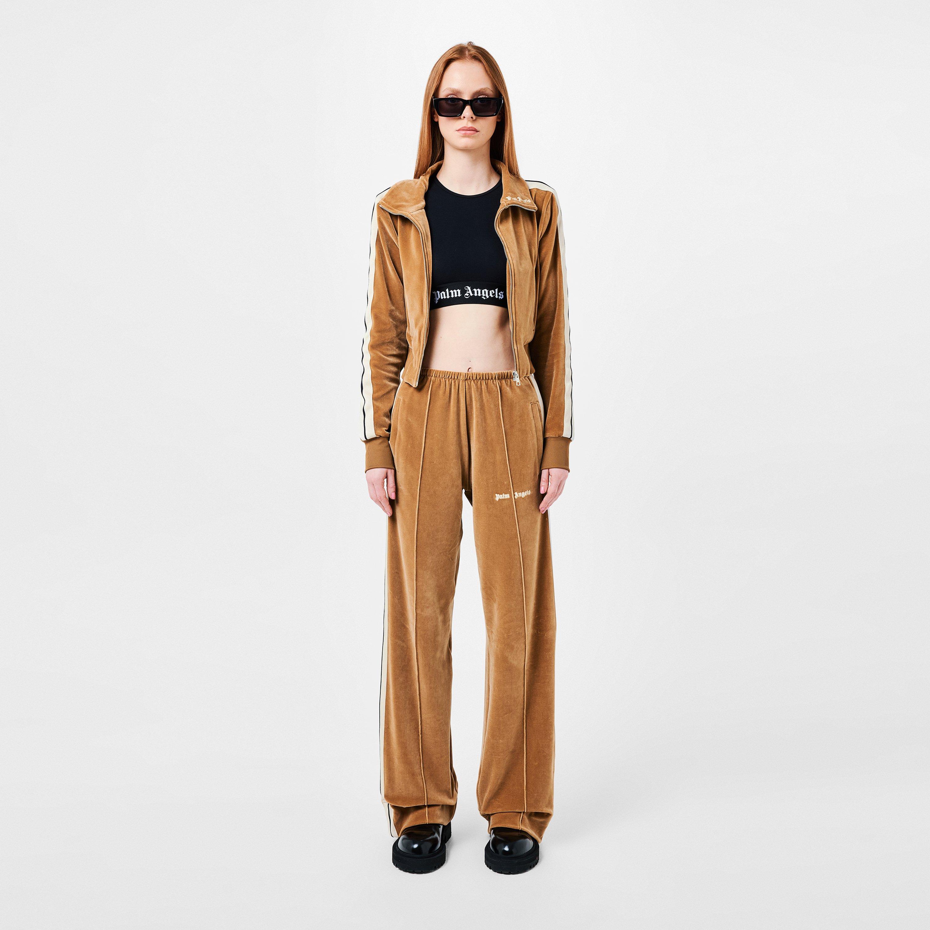 Beige 6103 - Palm Angels - Velvet Tracksuit Jacket - 4
