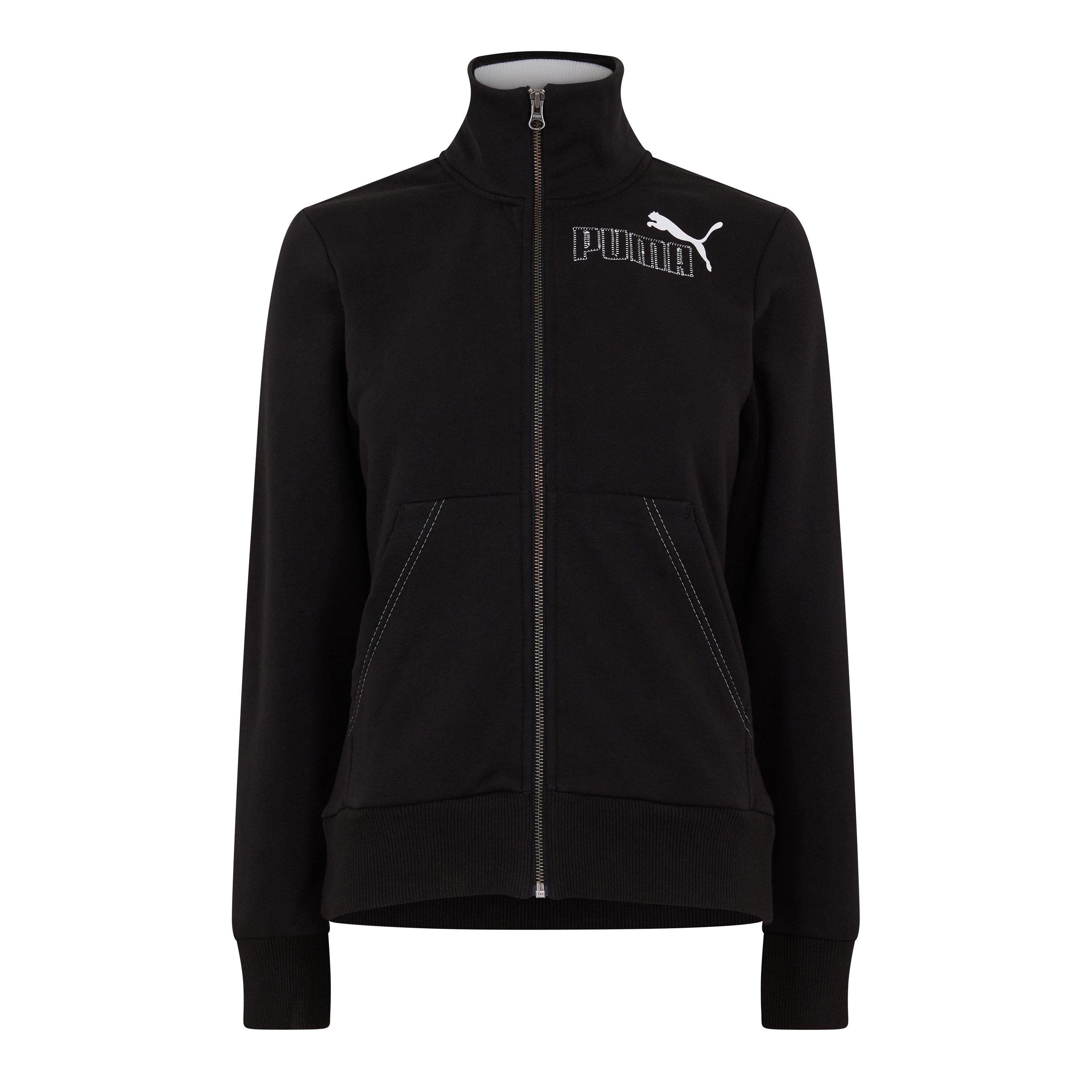 Puma Women's Sweat Jacket - Black - 12 (M)