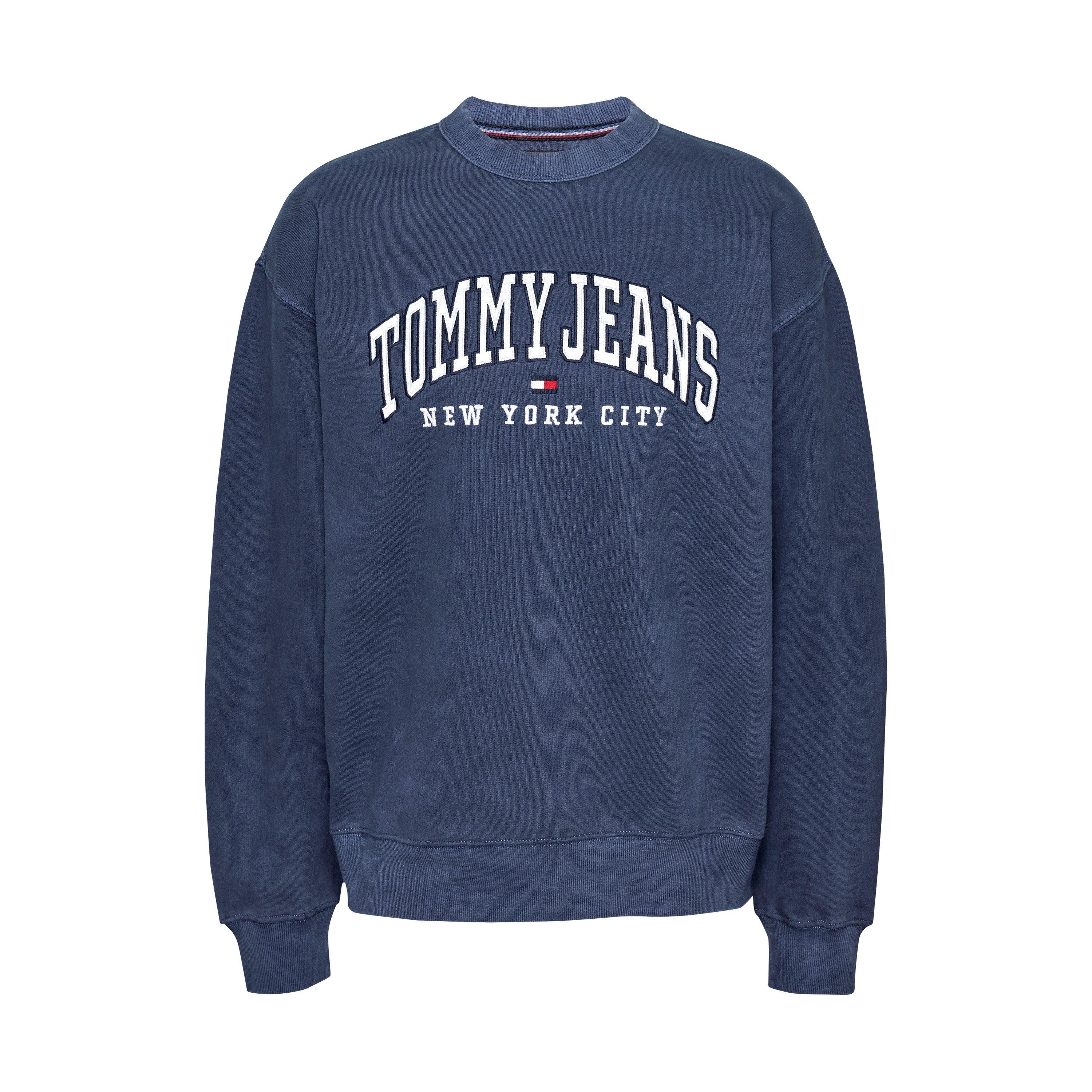 Donkerblauw - Tommy Jeans - Varsity Crew Neck Sweatshirt - 5