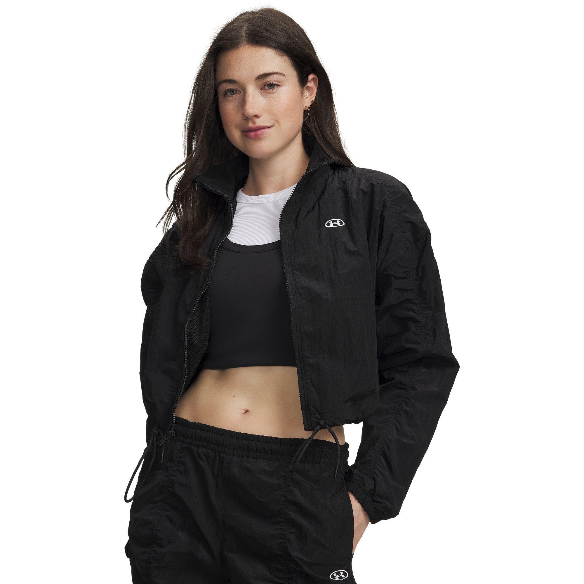 Black/White - Under Armour - Women's Rival Tracksuit Top - 1