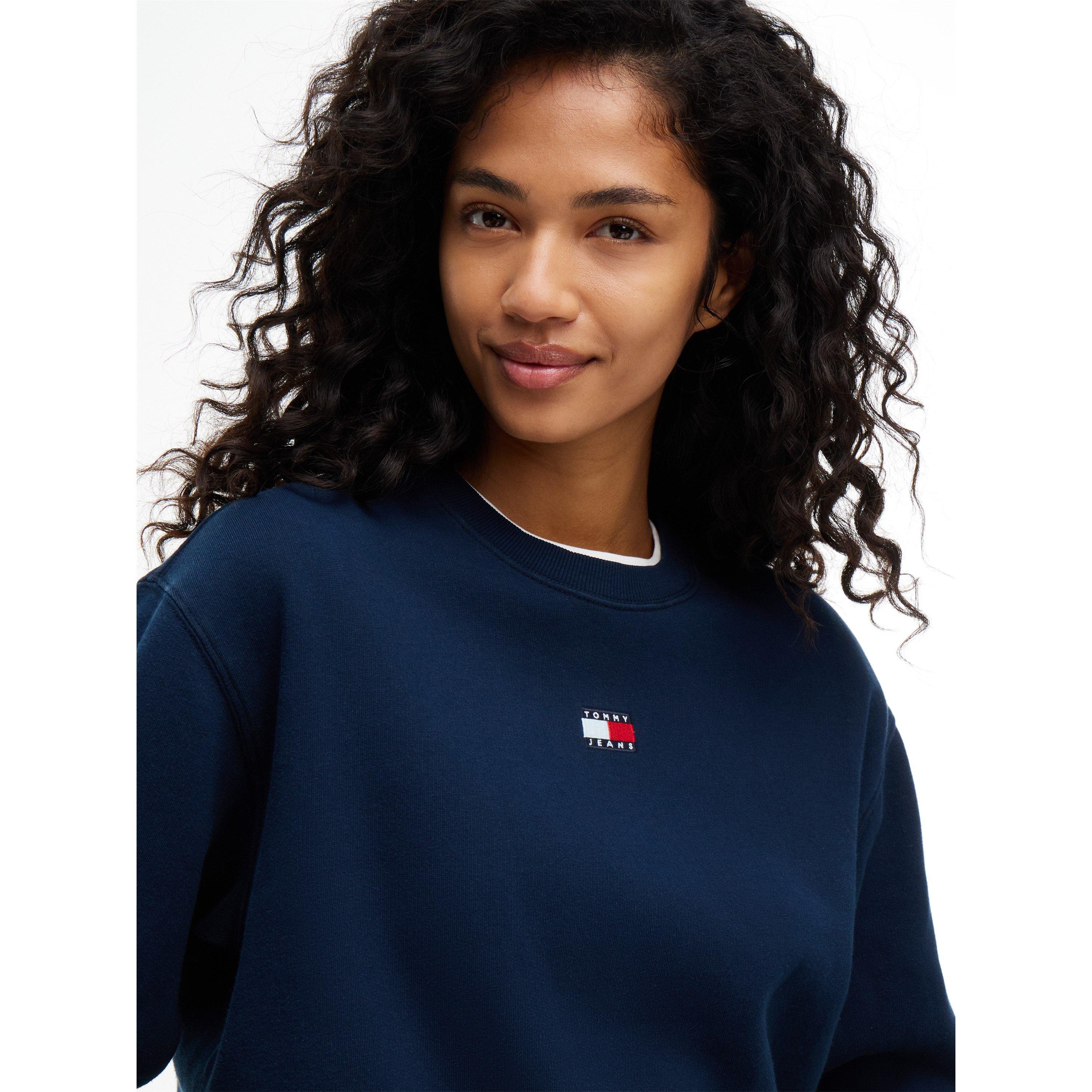 Dark Blue - Tommy Jeans - TJ Tjw Bdg Crew Ext Ld64 - 3