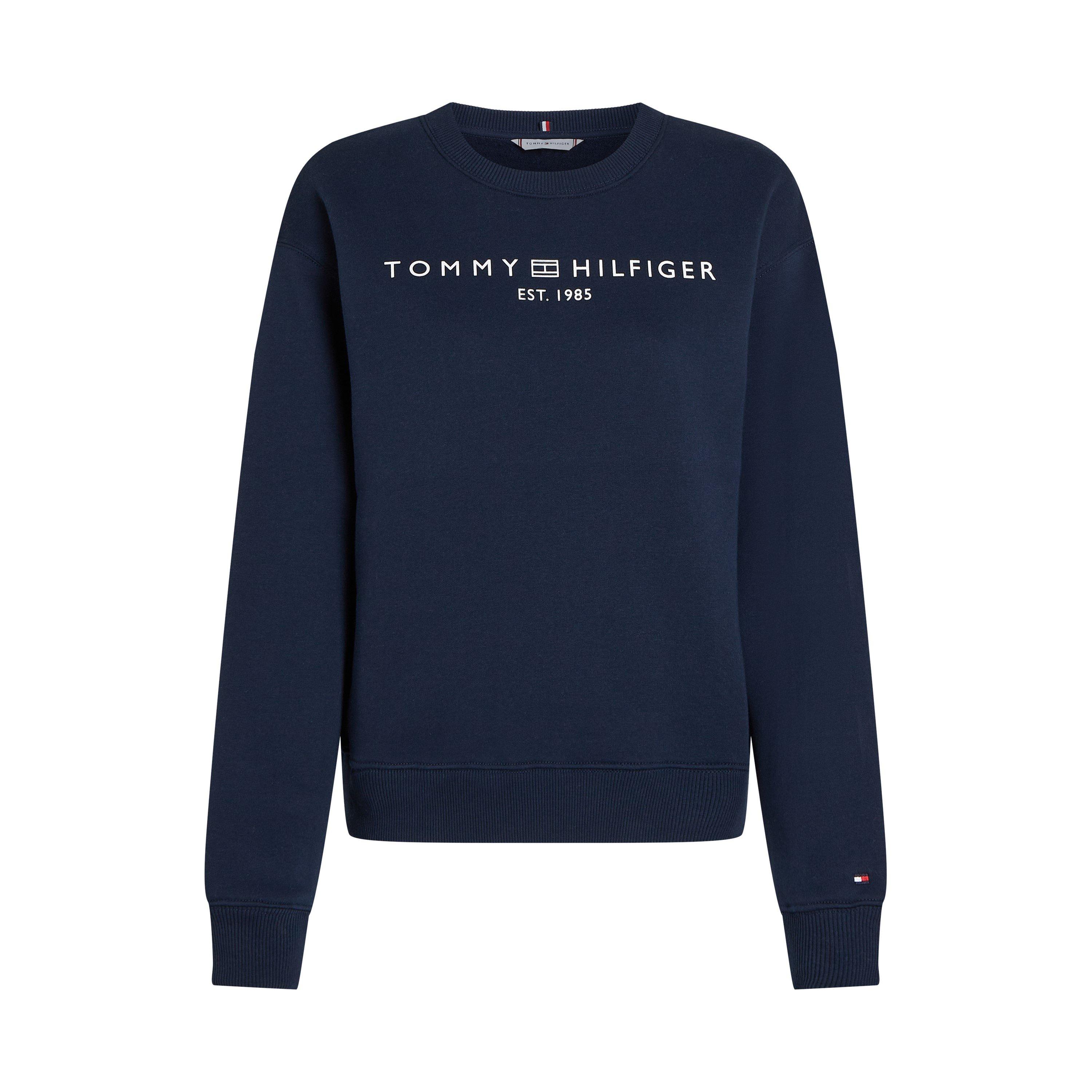 Tommy Hilfiger Women's Pullover Sweatshirt - Dark Night Navy - 8 (XS)