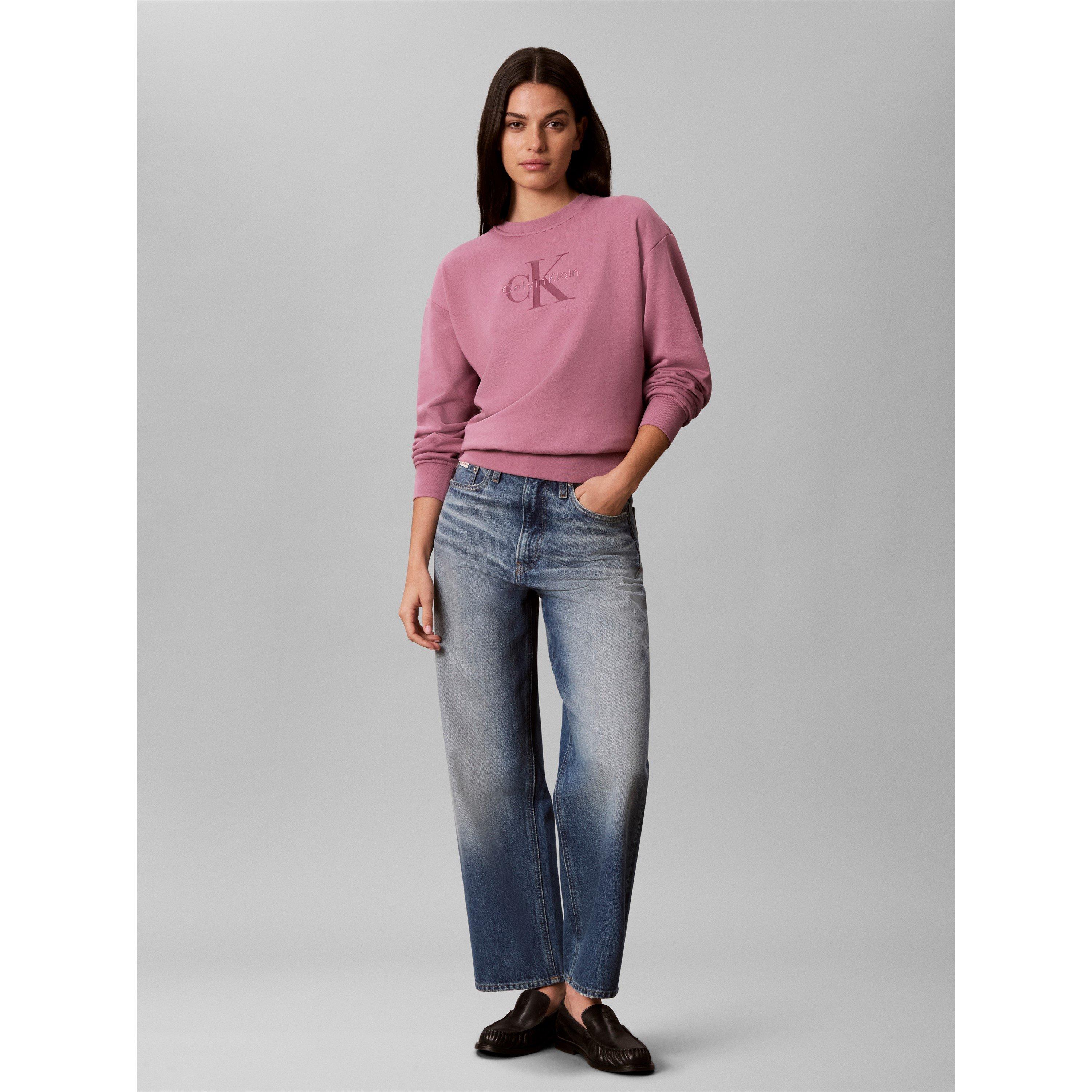 Dusky Orchid - Calvin Klein Jeans - Logo Sweatshirt - 3