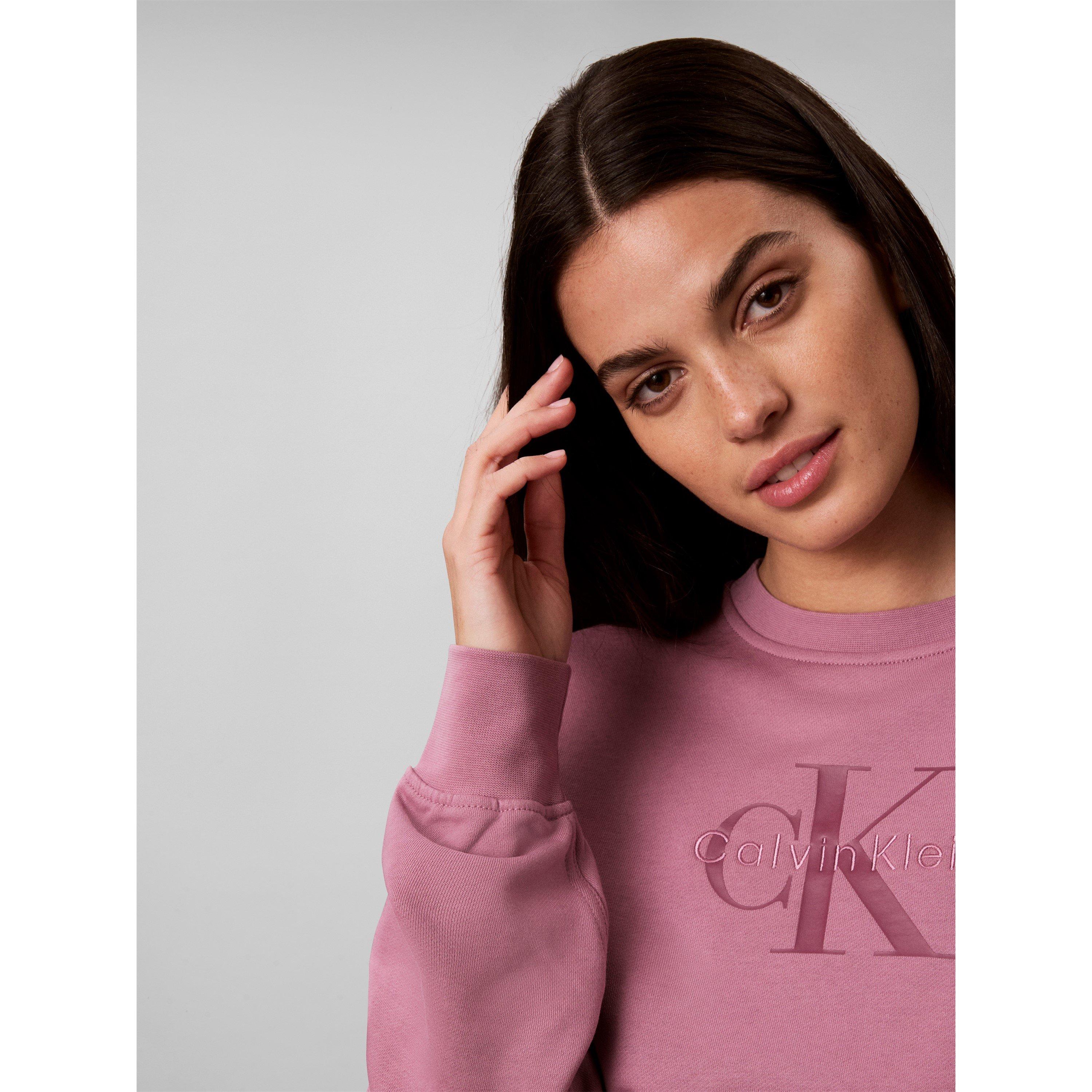 Dusky Orchid - Calvin Klein Jeans - Logo Sweatshirt - 5
