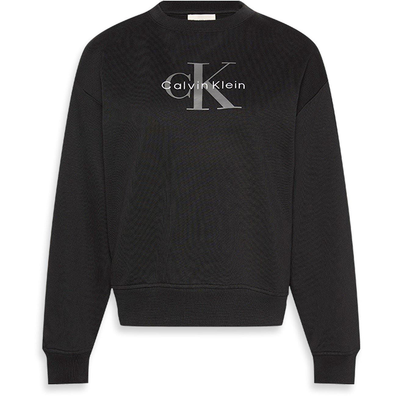 Calvin Klein Jeans Women's Logo Sweatshirt - Ck Black - 18 (2XL)