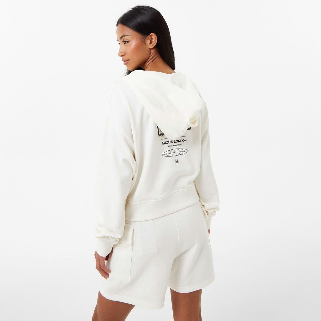 Blanco Vintage - Jack Wills - Open Collar Graphic Hoodie - 2