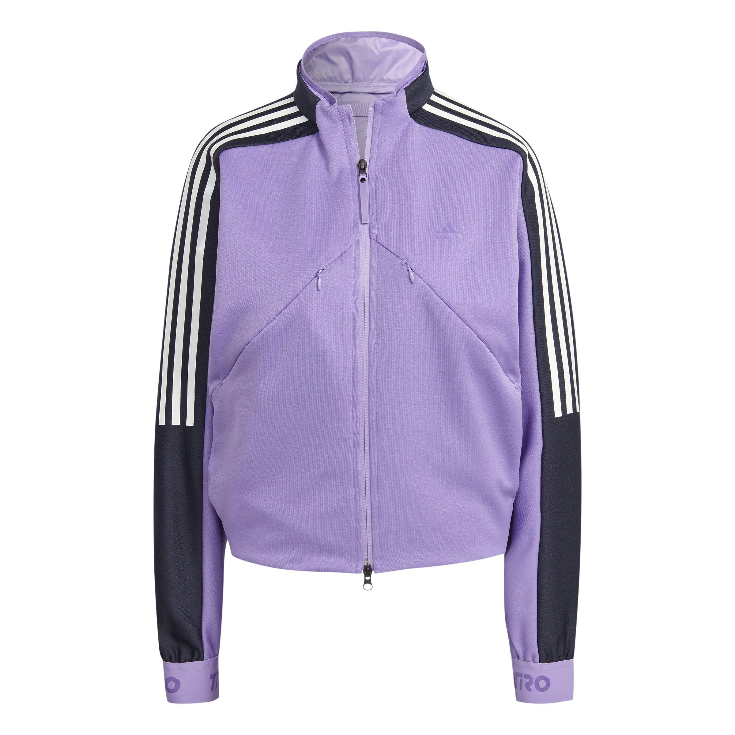 Violet/Ink - adidas - Tiro Suit-Up Tracksuit Top Womens - 1