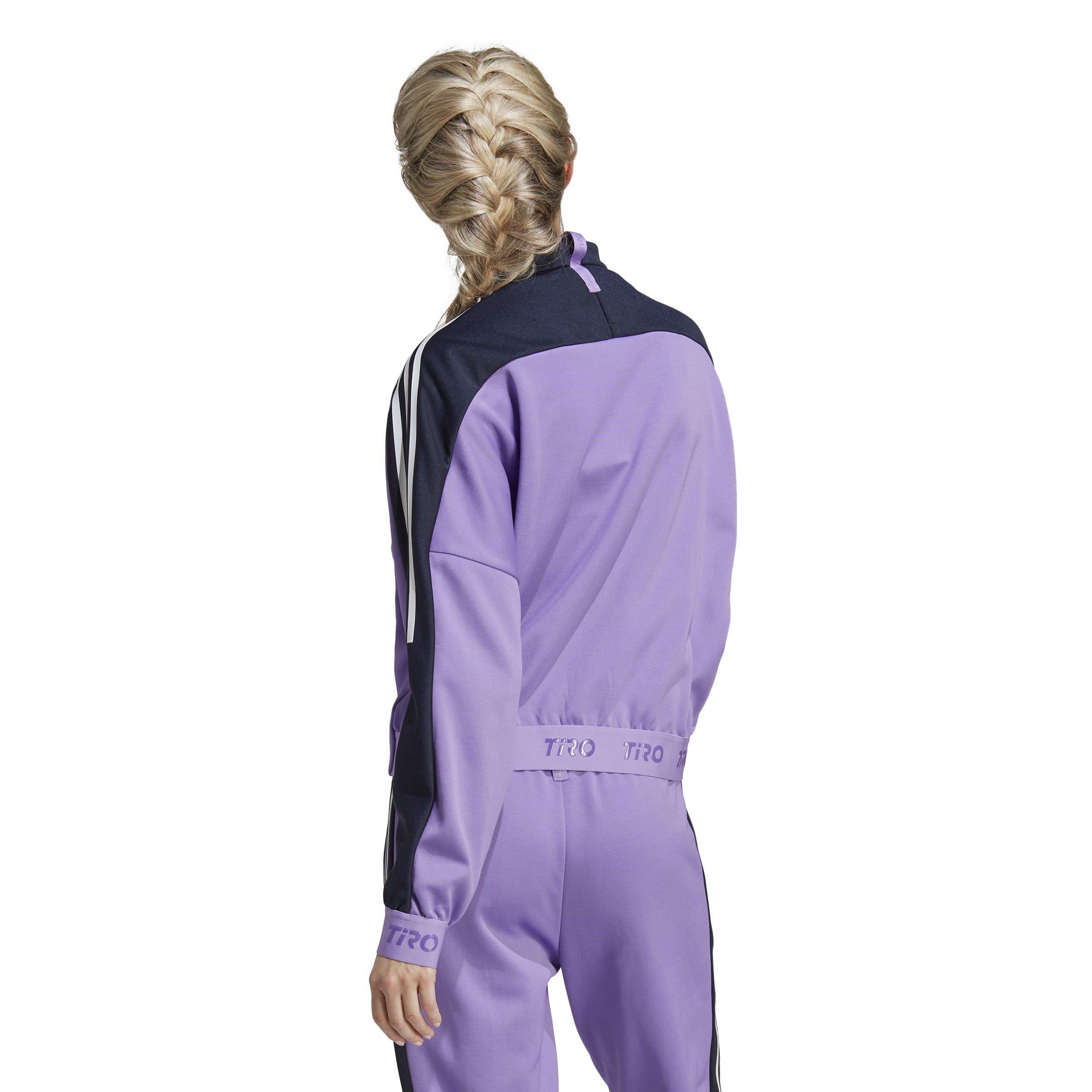 Violet/Ink - adidas - Tiro Suit-Up Tracksuit Top Womens - 3