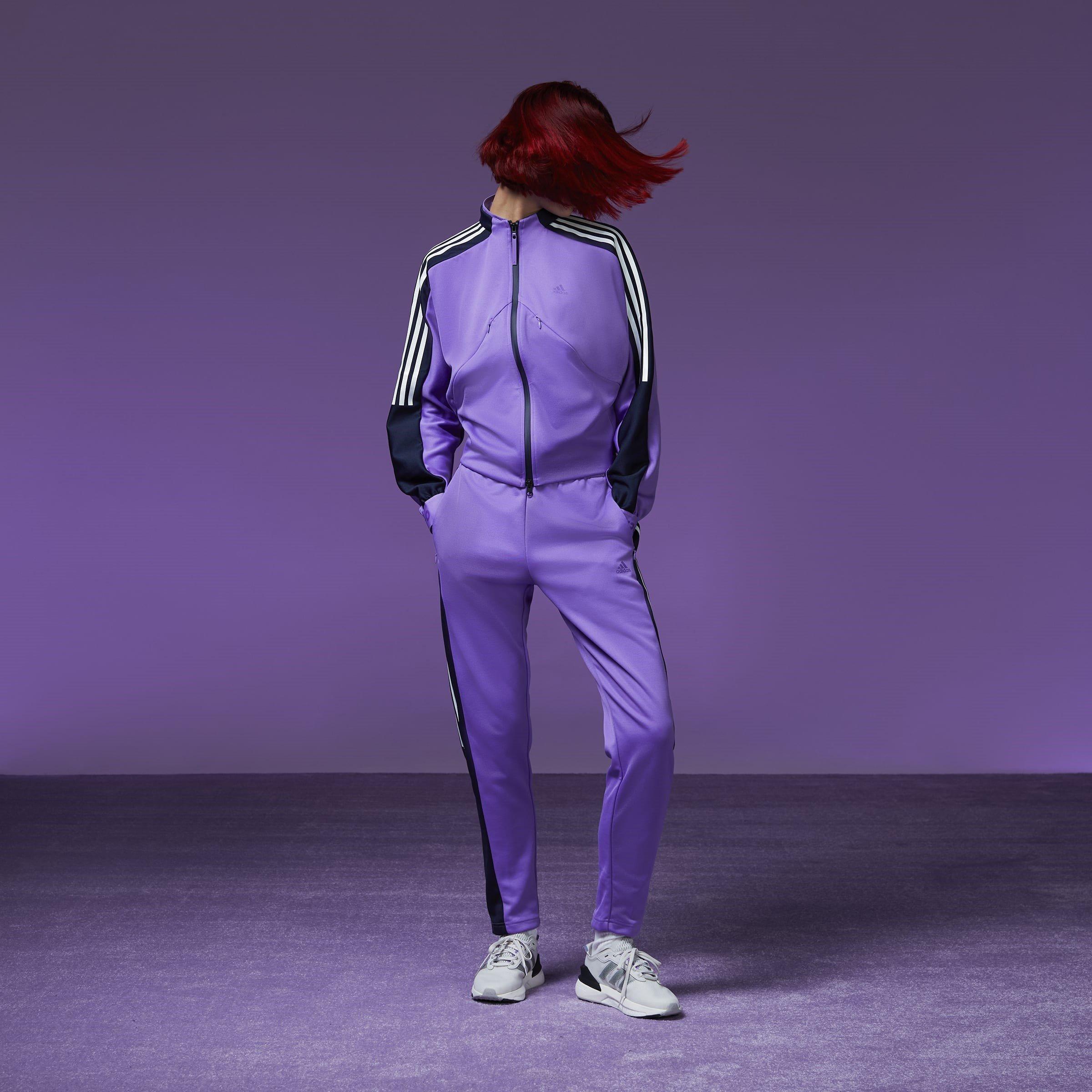 Violet/Ink - adidas - Tiro Suit-Up Tracksuit Top Womens - 8